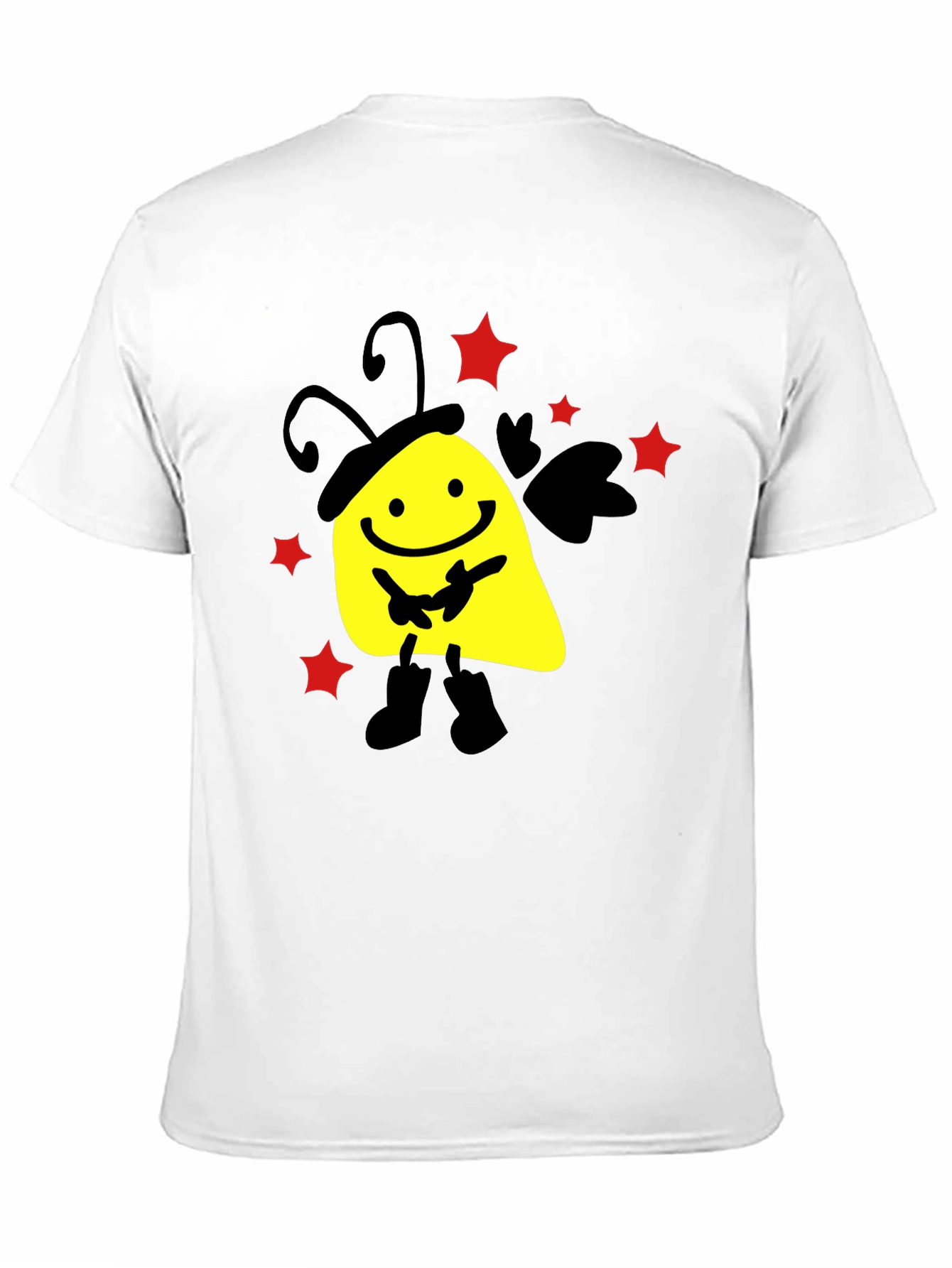 Smiley Face Black T-Shirt