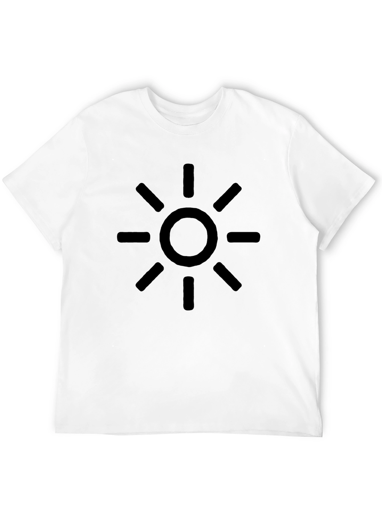 Sun Graphic Black T-Shirt - Casual Style