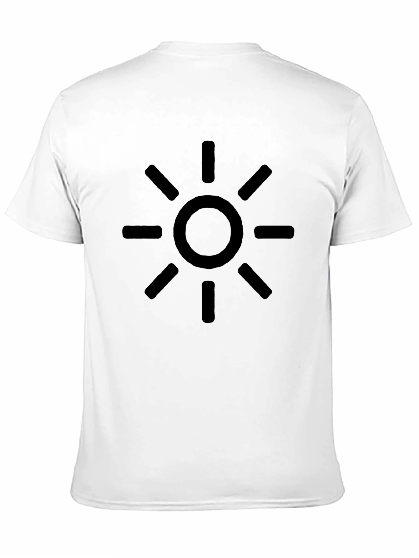 Sun Graphic Black T-Shirt - Casual Style