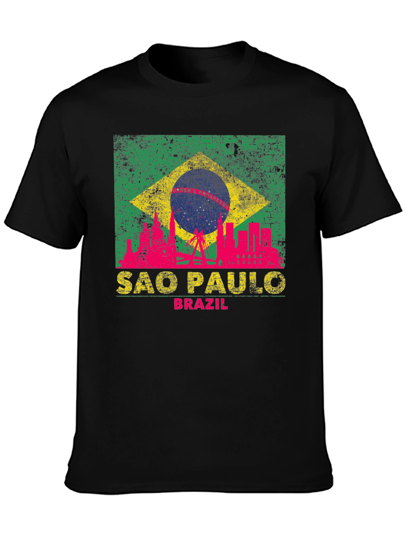 Sao Paulo Brazil T-Shirt - City Skyline Design