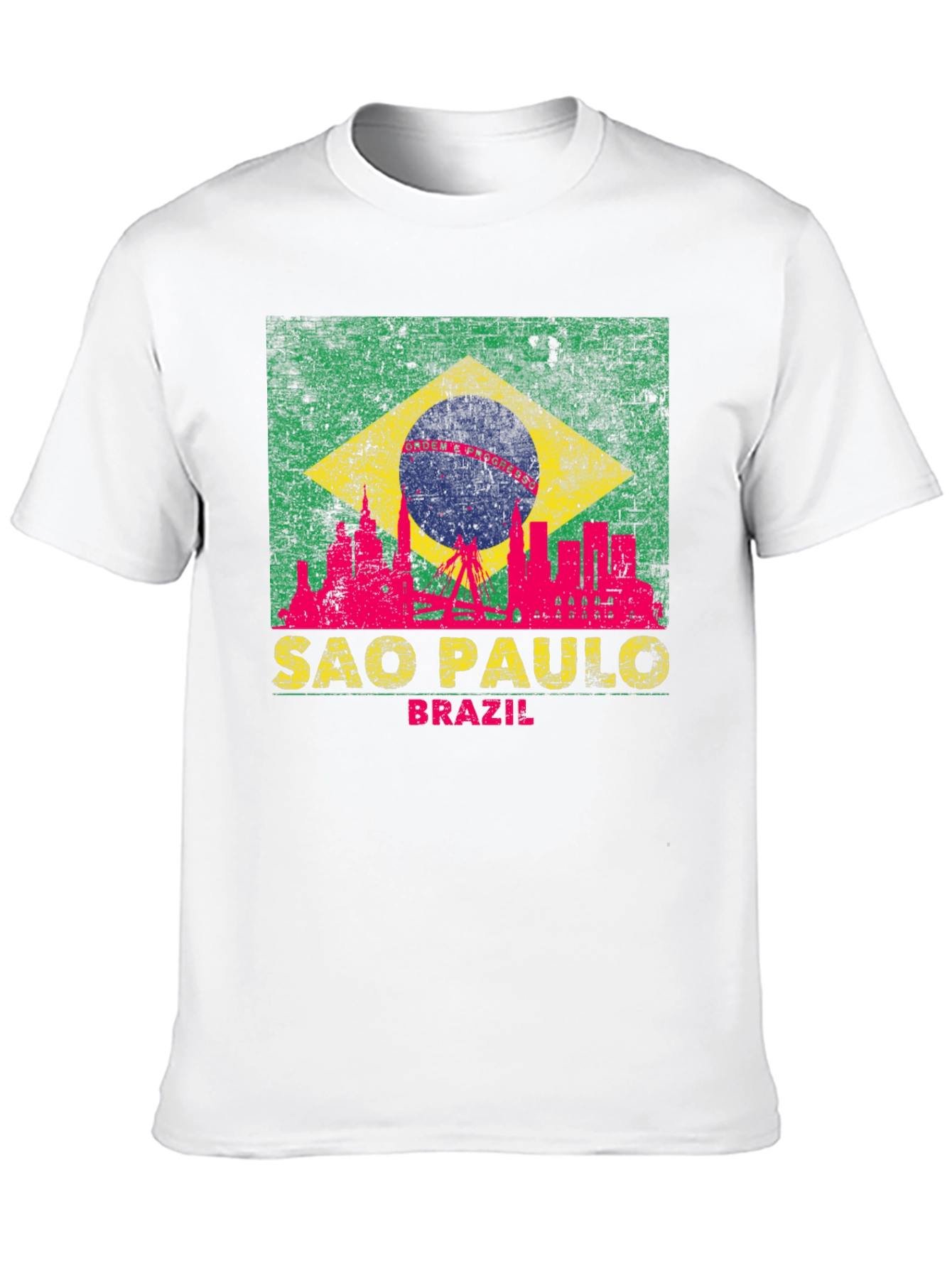 Sao Paulo Brazil T-Shirt - City Skyline Design