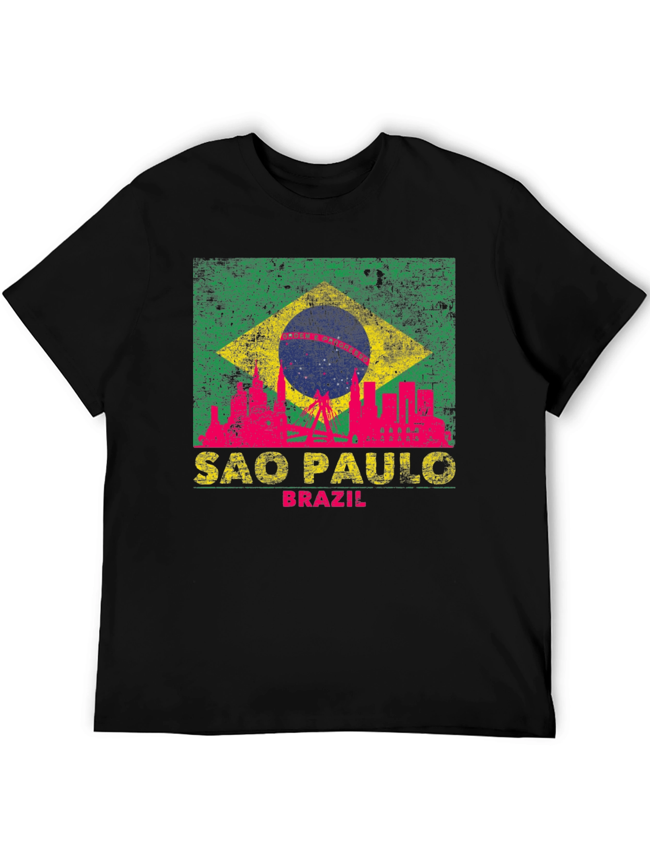 Sao Paulo Brazil T-Shirt - City Skyline Design