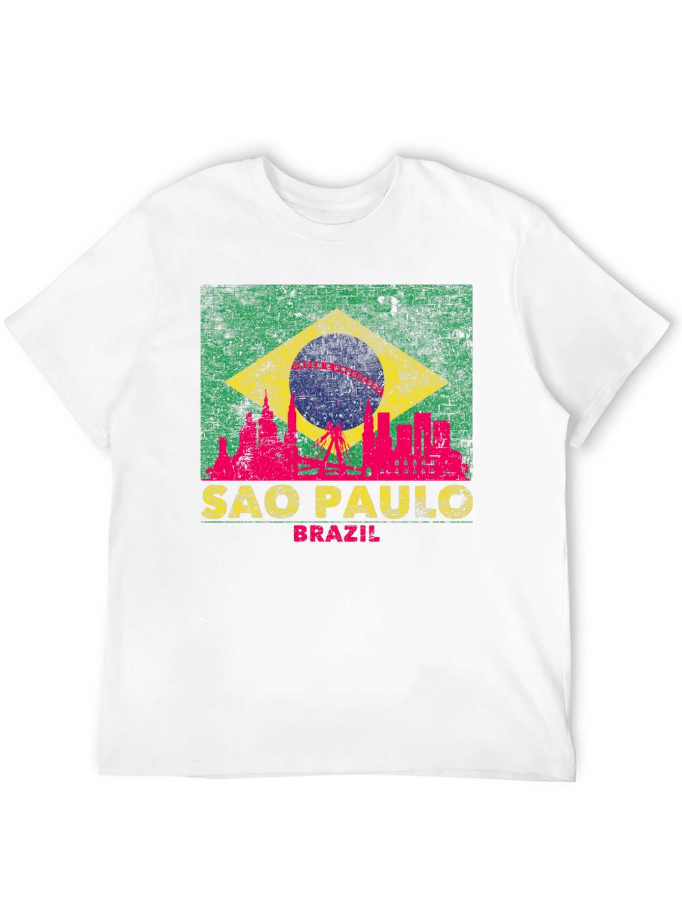 Sao Paulo Brazil T-Shirt - City Skyline Design
