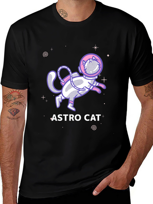 Astro Cat T-Shirt - Space Adventure Tee
