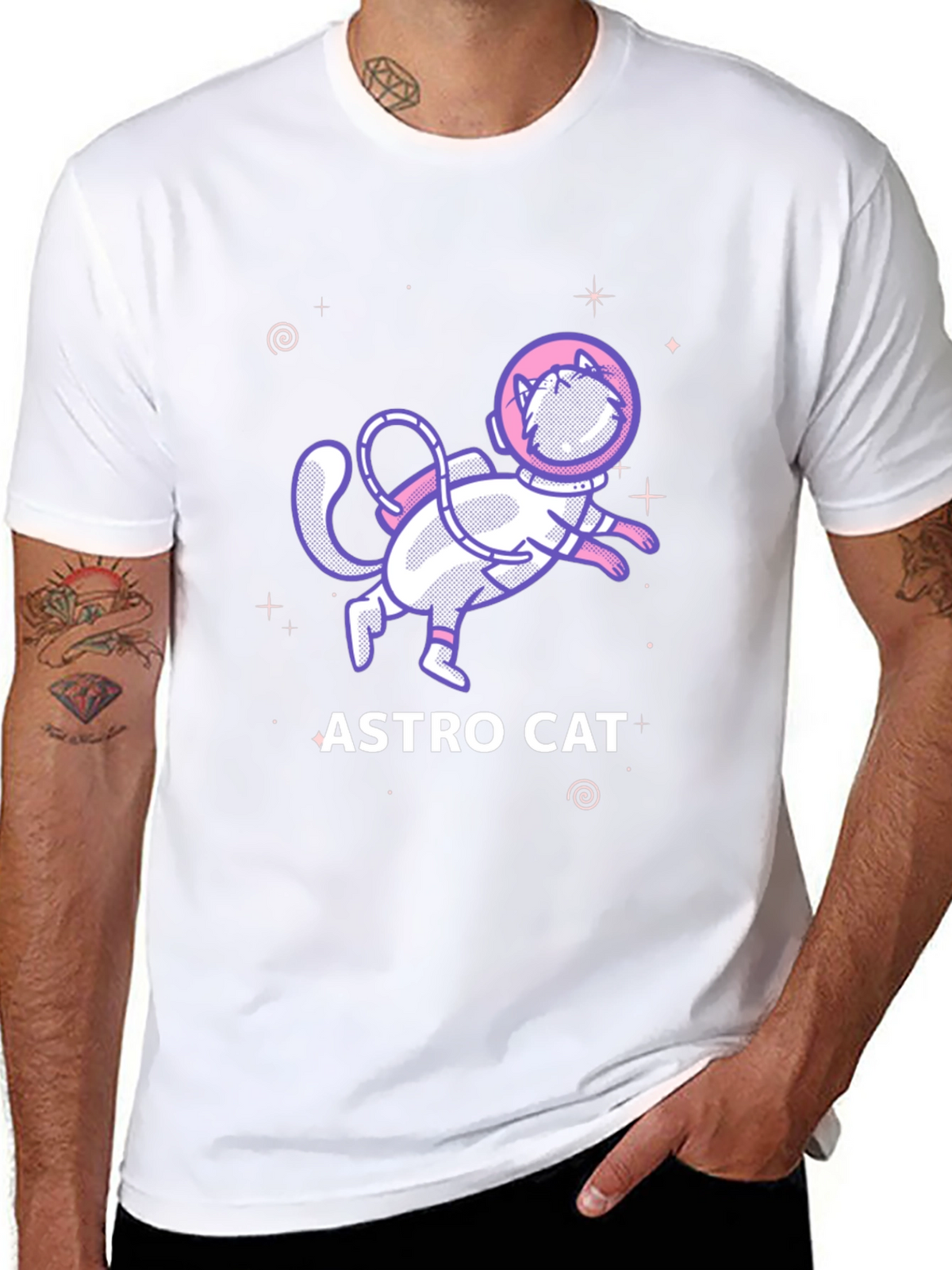 Astro Cat T-Shirt - Space Adventure Tee