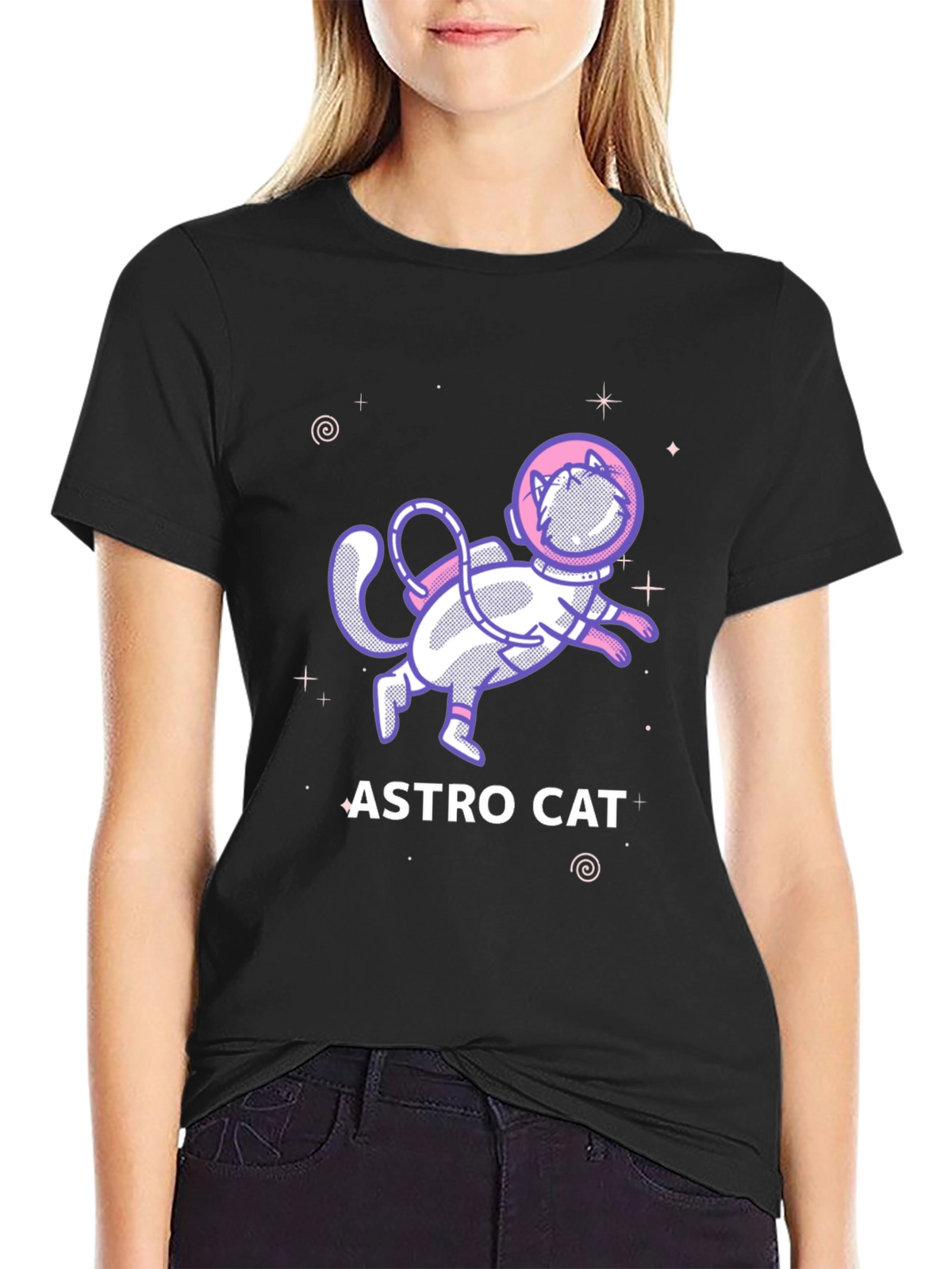 Astro Cat T-Shirt - Space Adventure Tee
