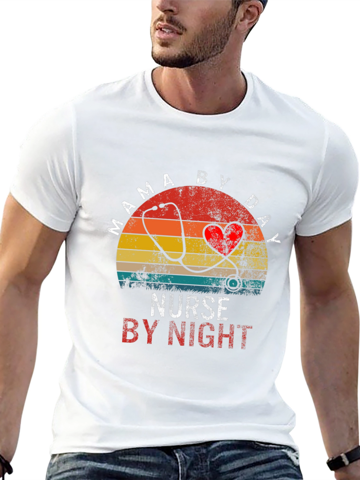 Mama By Day Nurse By Night T-Shirt