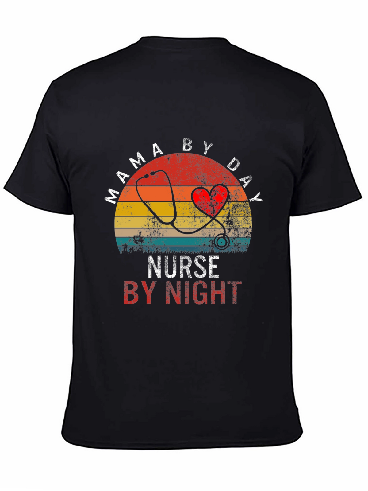 Mama By Day Nurse By Night T-Shirt