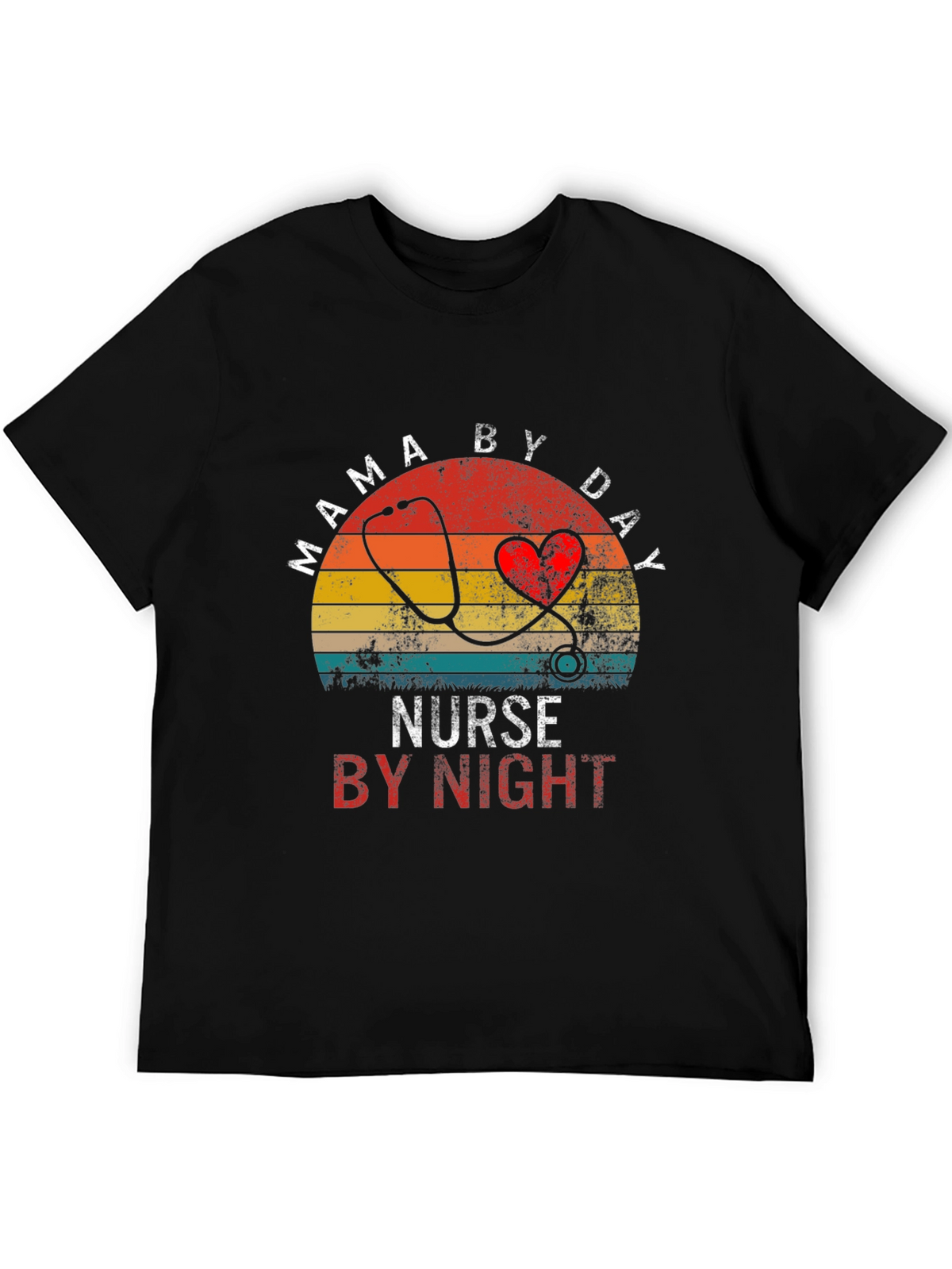 Mama By Day Nurse By Night T-Shirt