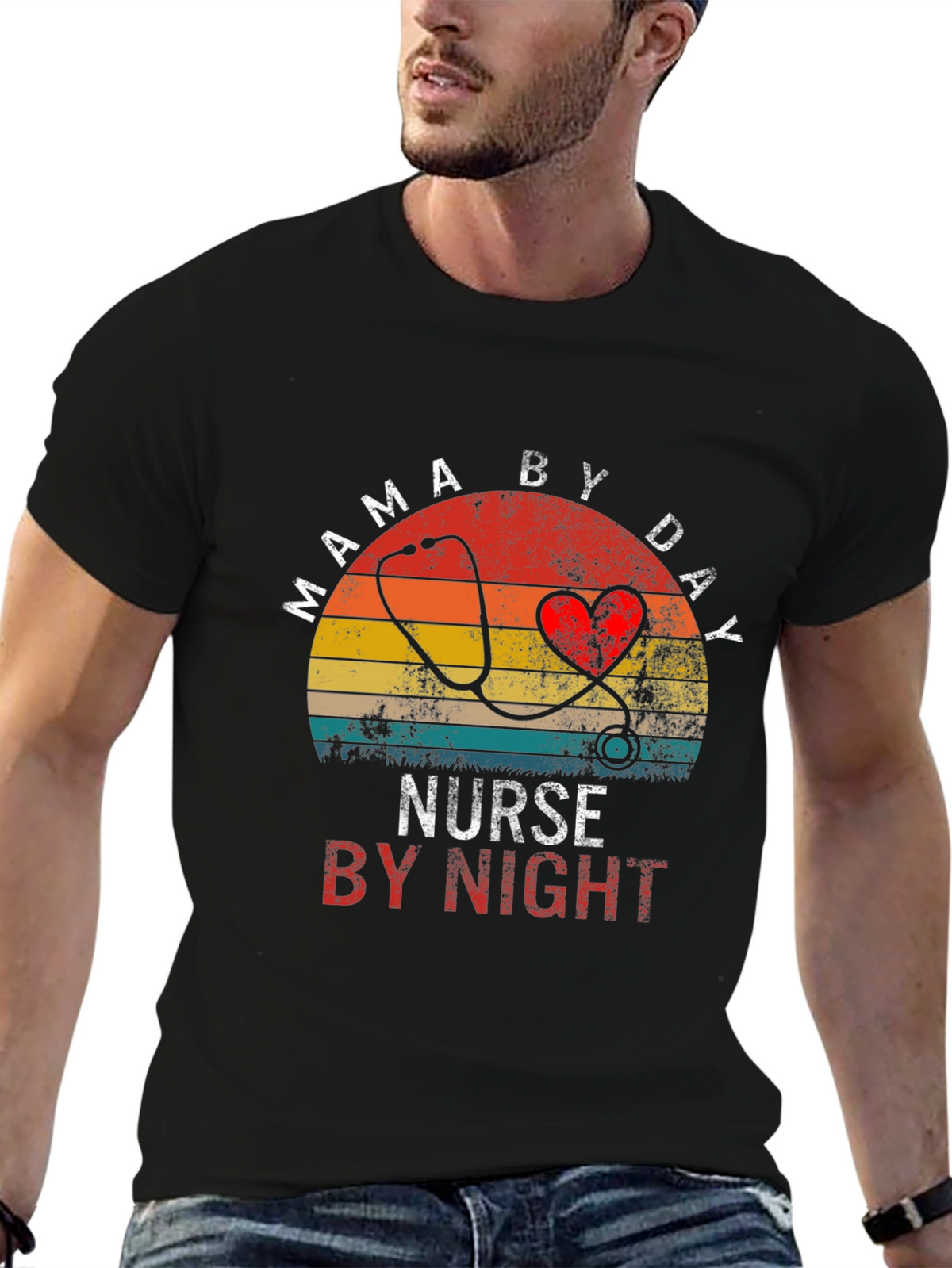 Mama By Day Nurse By Night T-Shirt