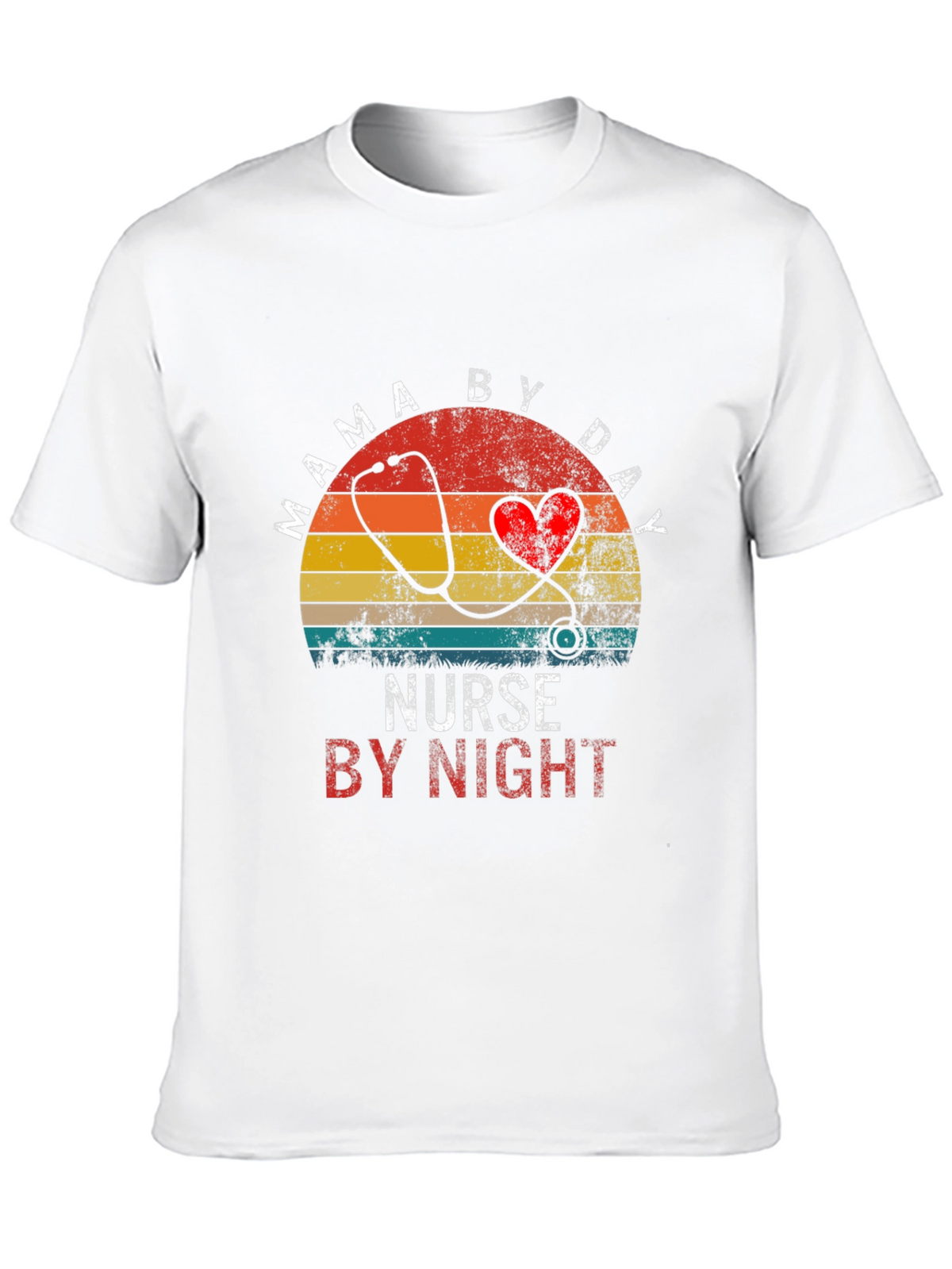 Mama By Day Nurse By Night T-Shirt