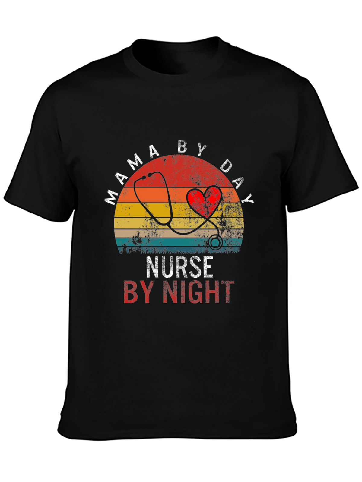 Mama By Day Nurse By Night T-Shirt