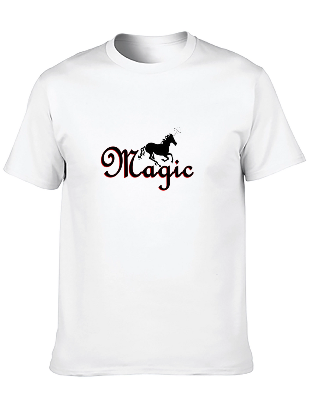 Magic Unicorn Black T-Shirt
