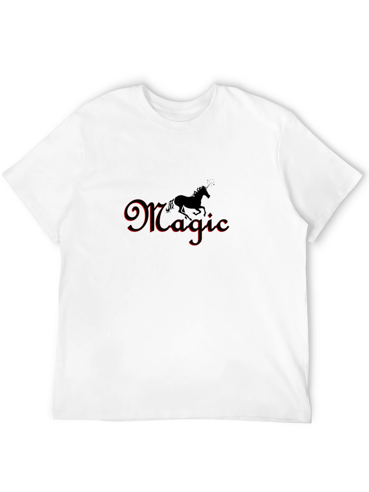 Magic Unicorn Black T-Shirt
