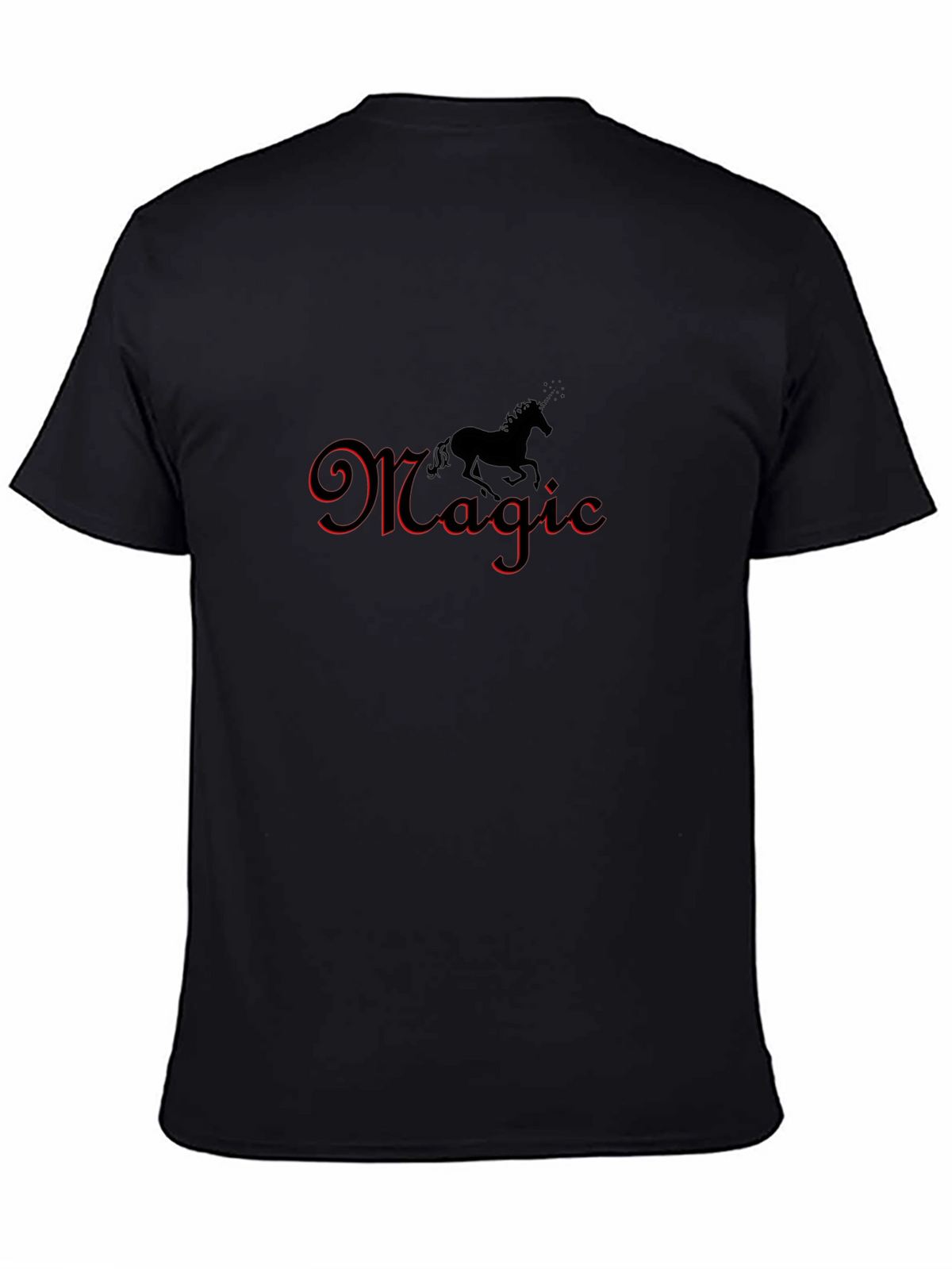 Magic Unicorn Black T-Shirt