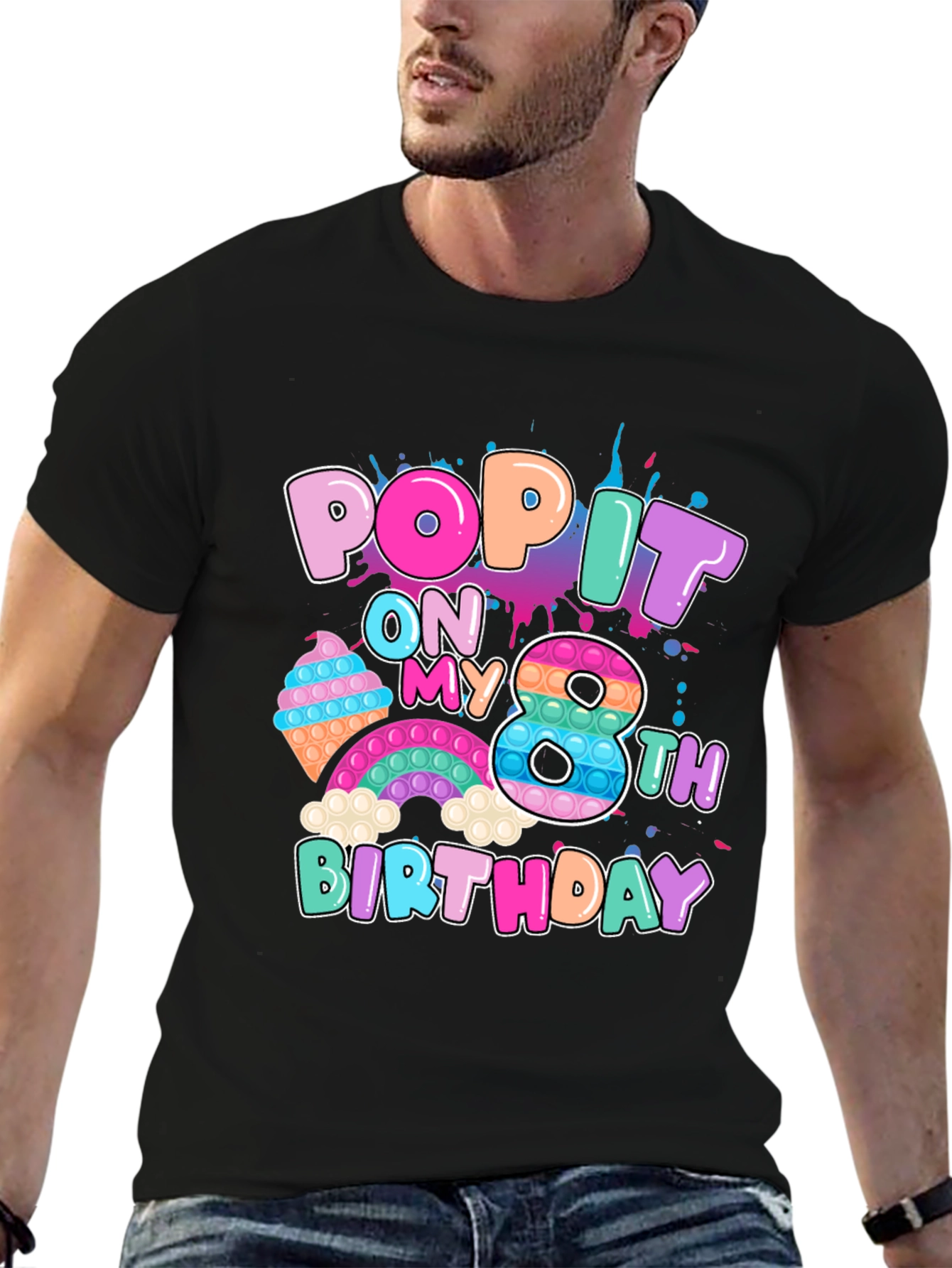 Pop It On My 8th Birthday T-Shirt