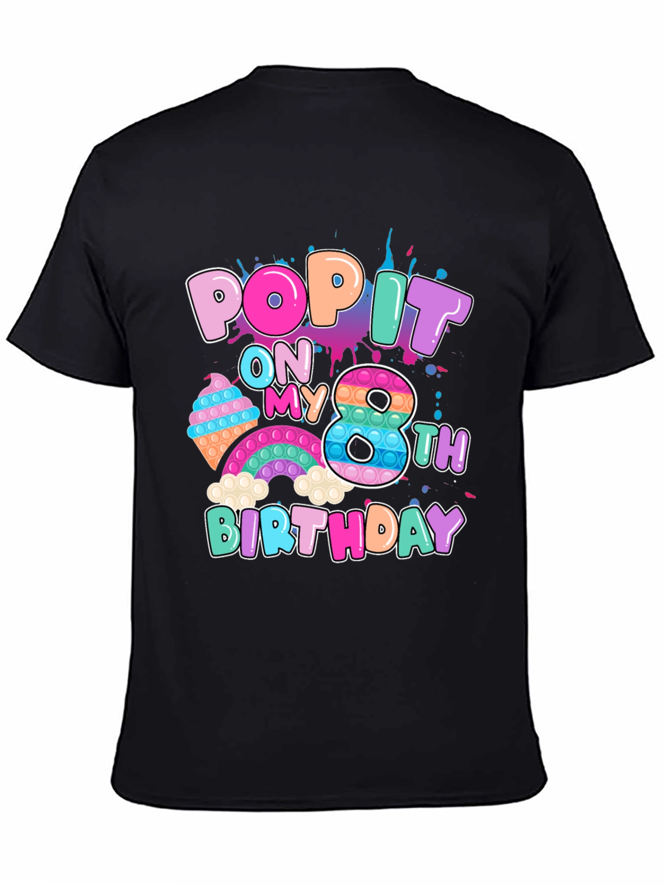 Pop It On My 8th Birthday T-Shirt
