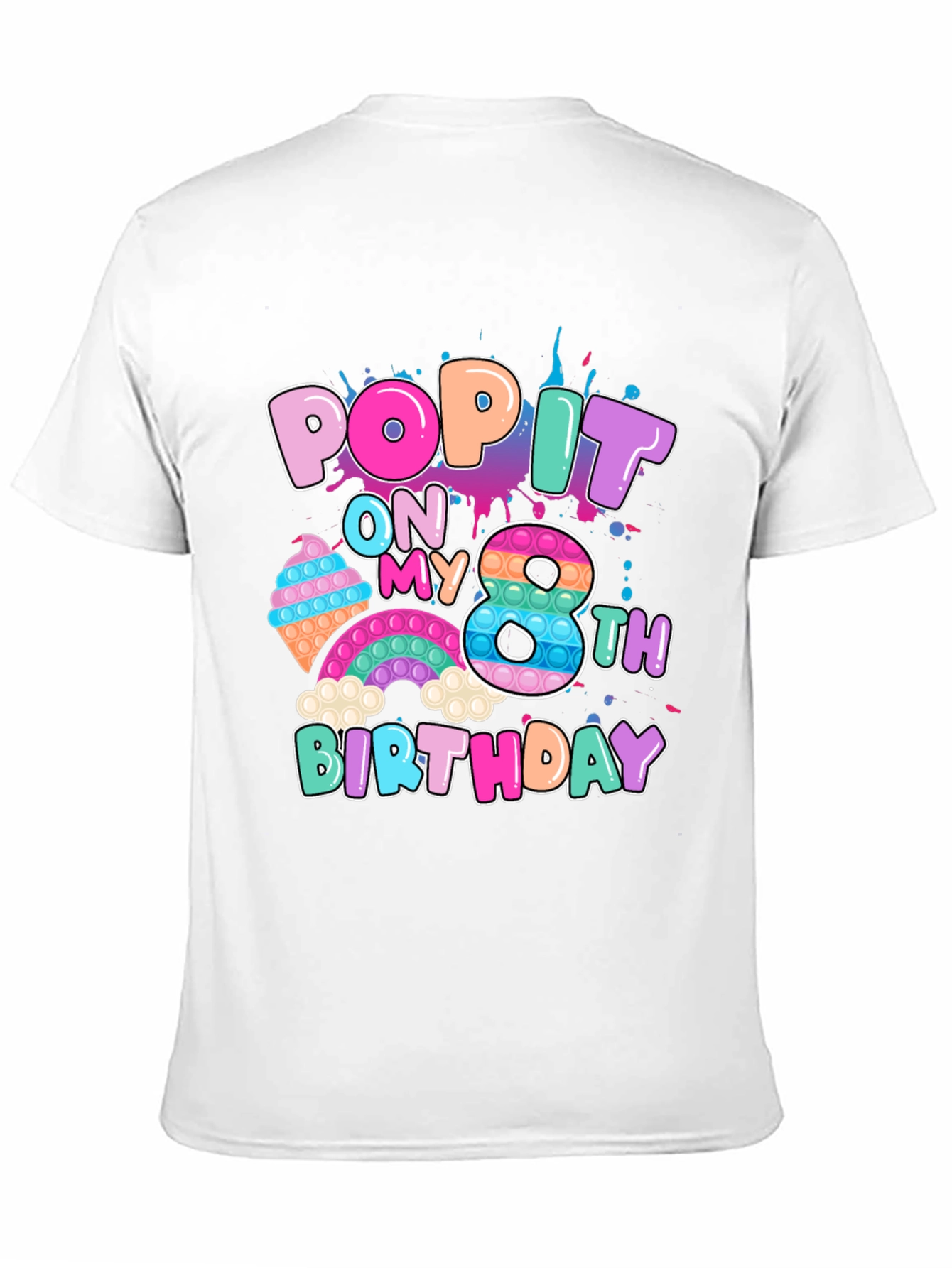Pop It On My 8th Birthday T-Shirt