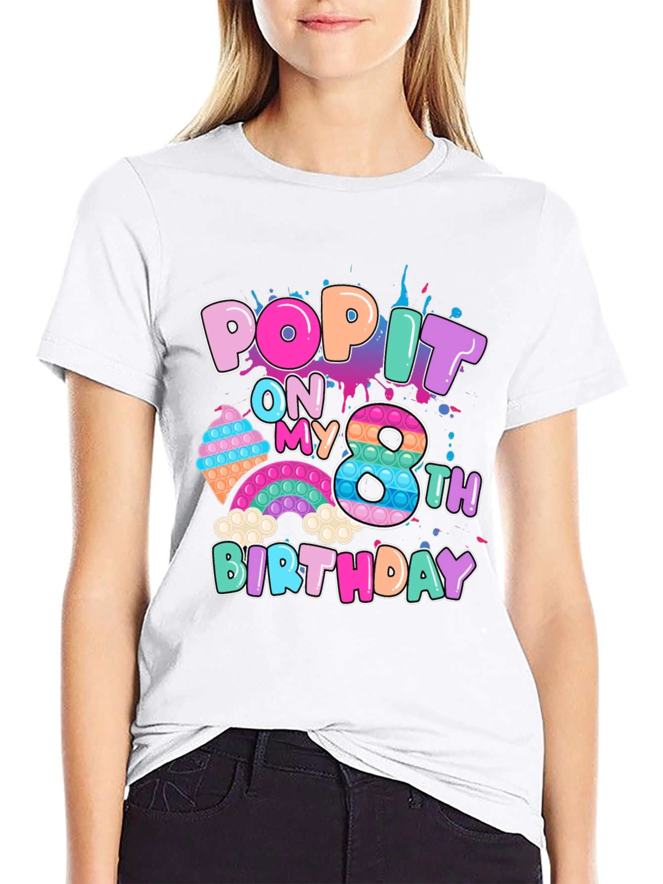 Pop It On My 8th Birthday T-Shirt