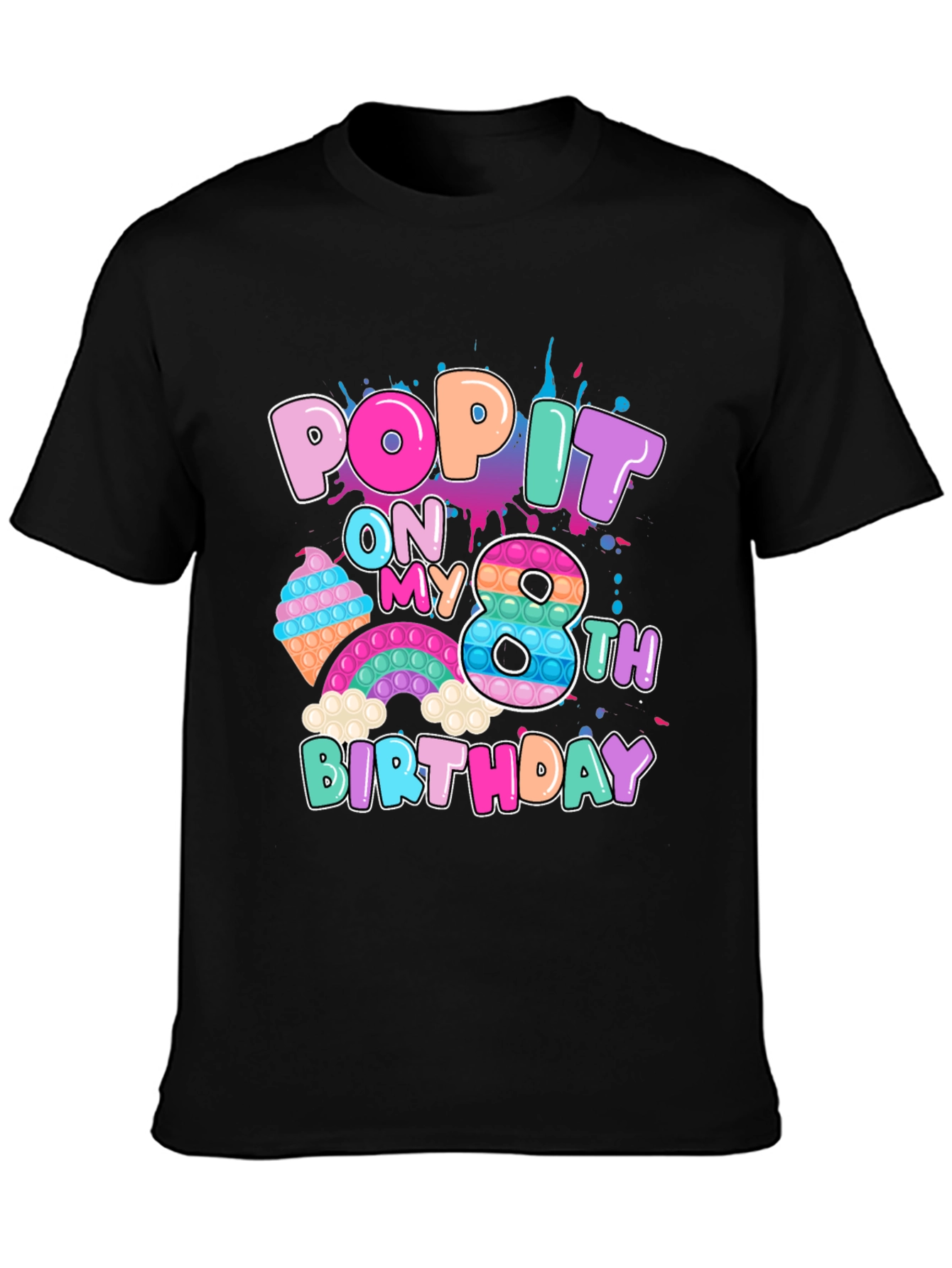 Pop It On My 8th Birthday T-Shirt