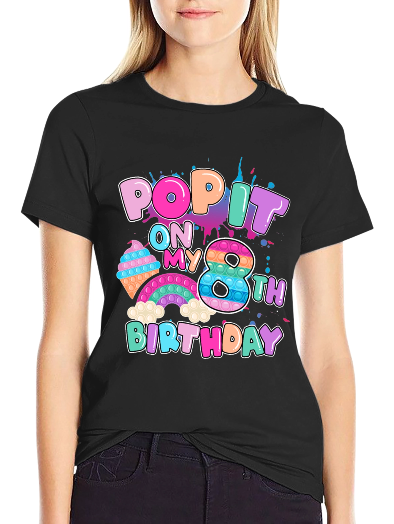 Pop It On My 8th Birthday T-Shirt
