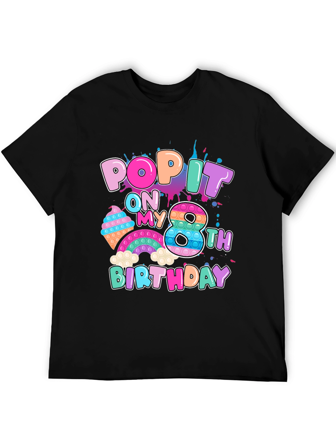 Pop It On My 8th Birthday T-Shirt