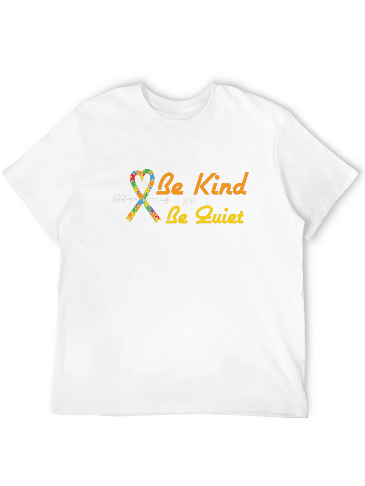 Be Kind Or Be Quiet T-Shirt Autism Awareness