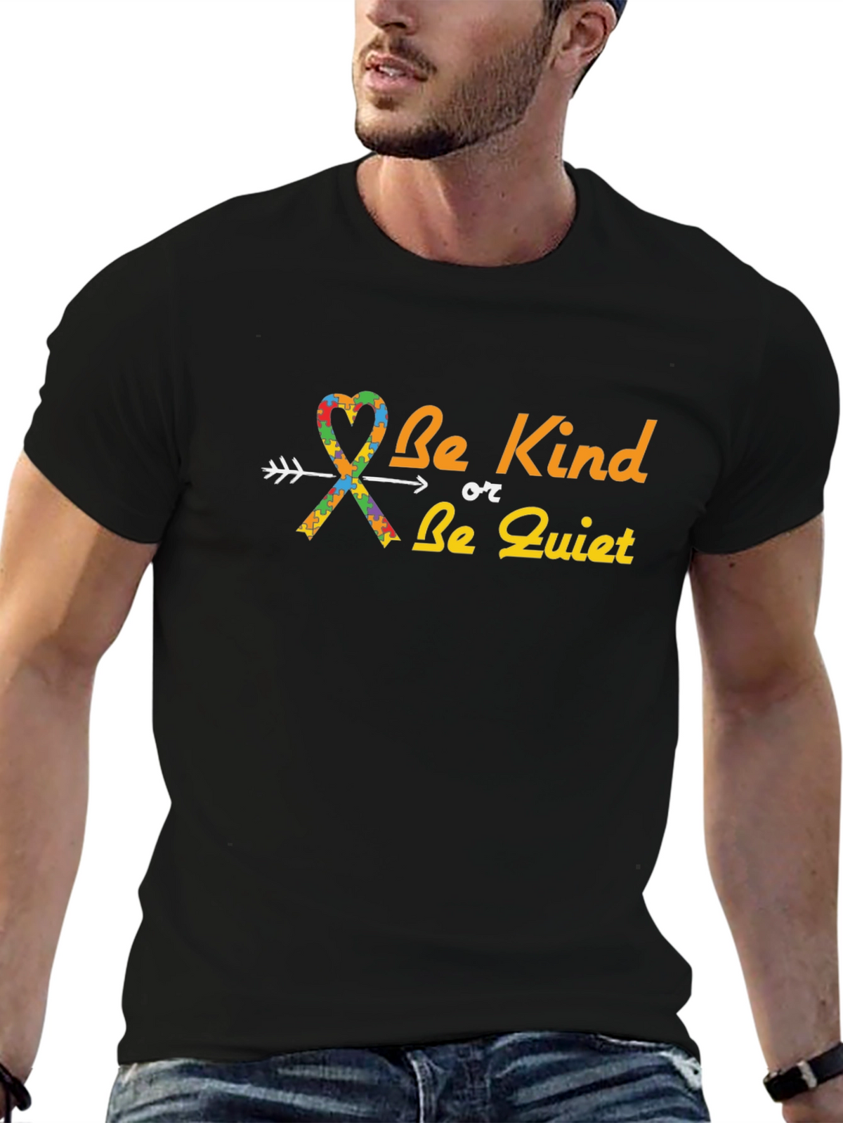 Be Kind Or Be Quiet T-Shirt Autism Awareness