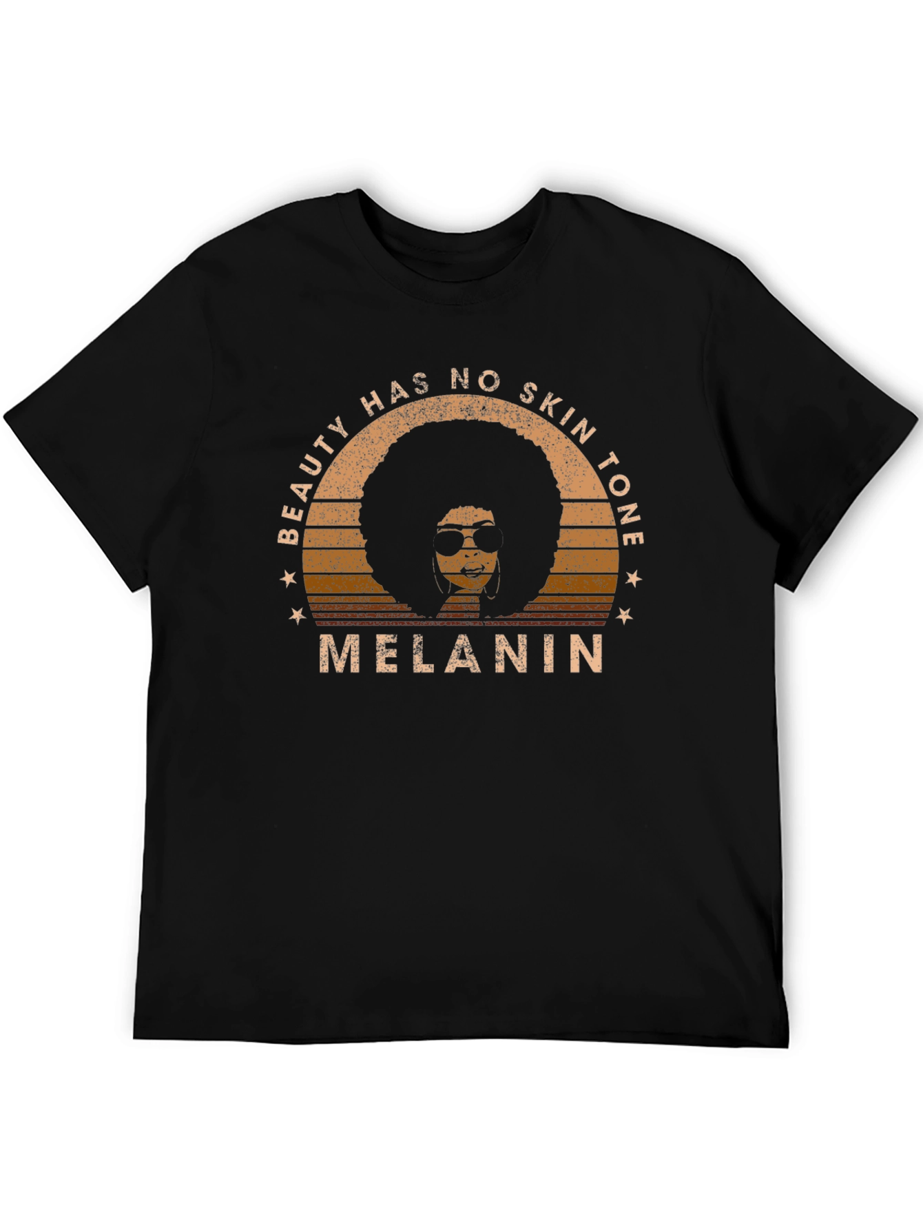 Beauty Has No Skin Tone Melanin Graphic Tee