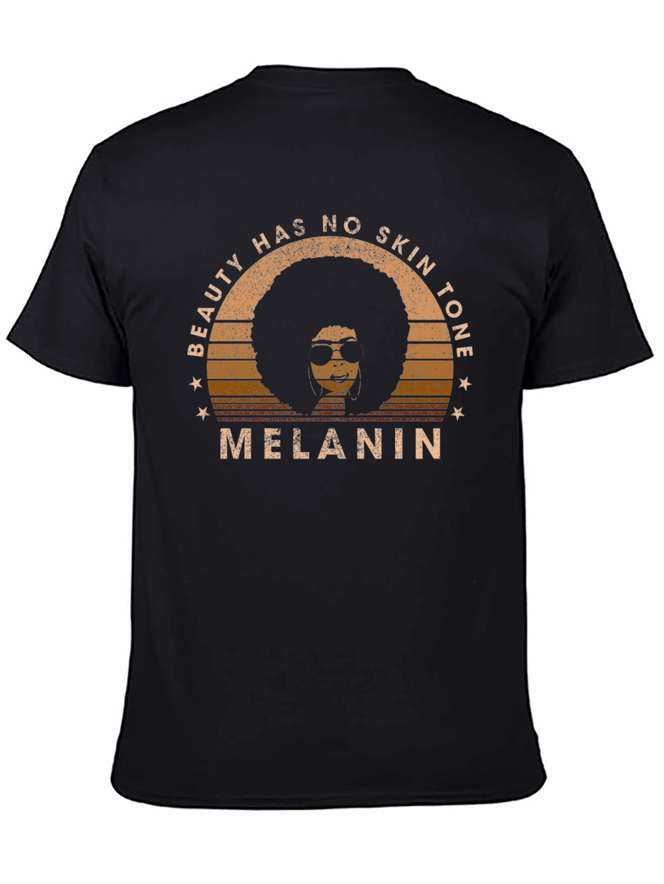 Beauty Has No Skin Tone Melanin Graphic Tee
