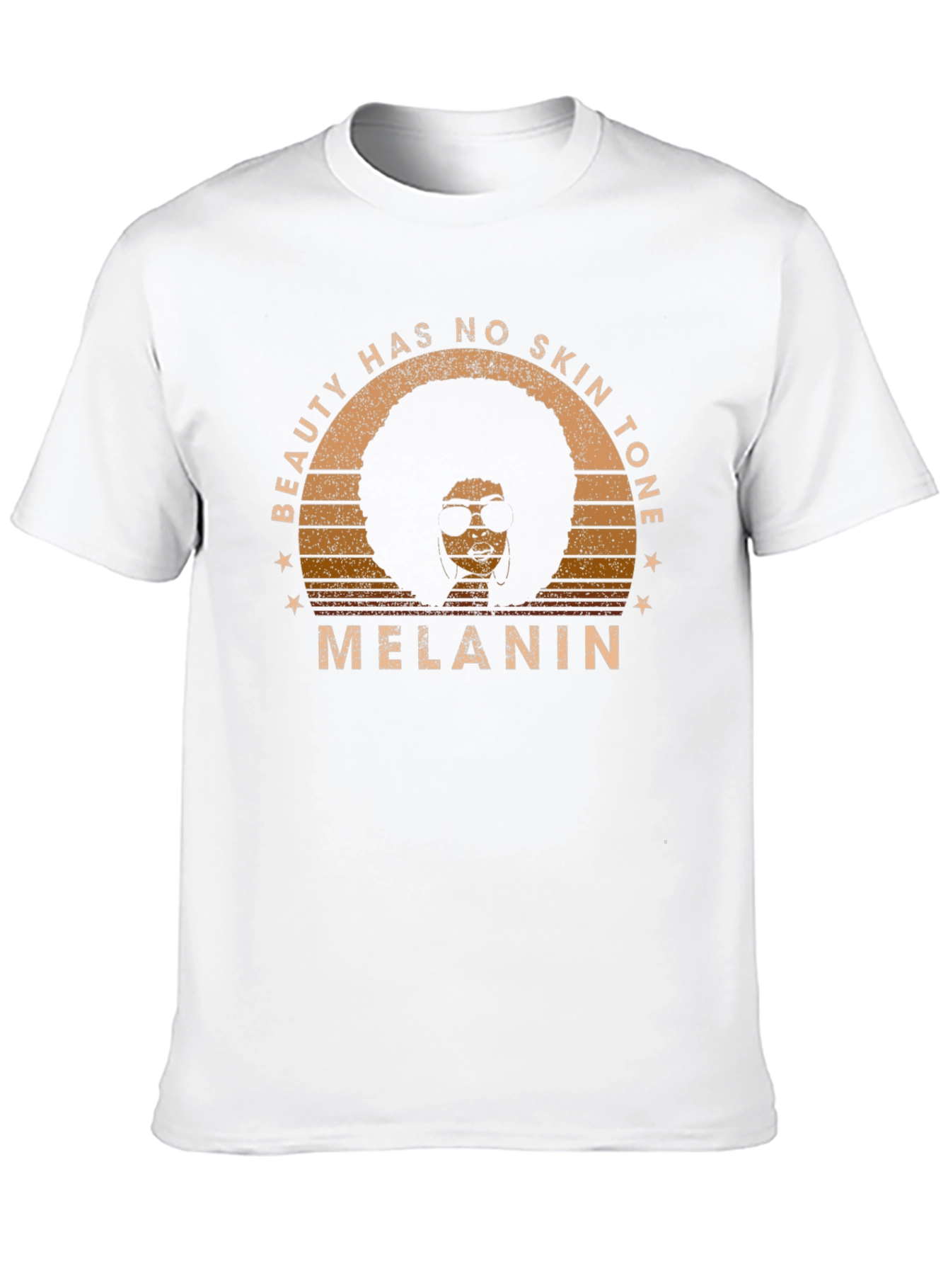 Beauty Has No Skin Tone Melanin Graphic Tee