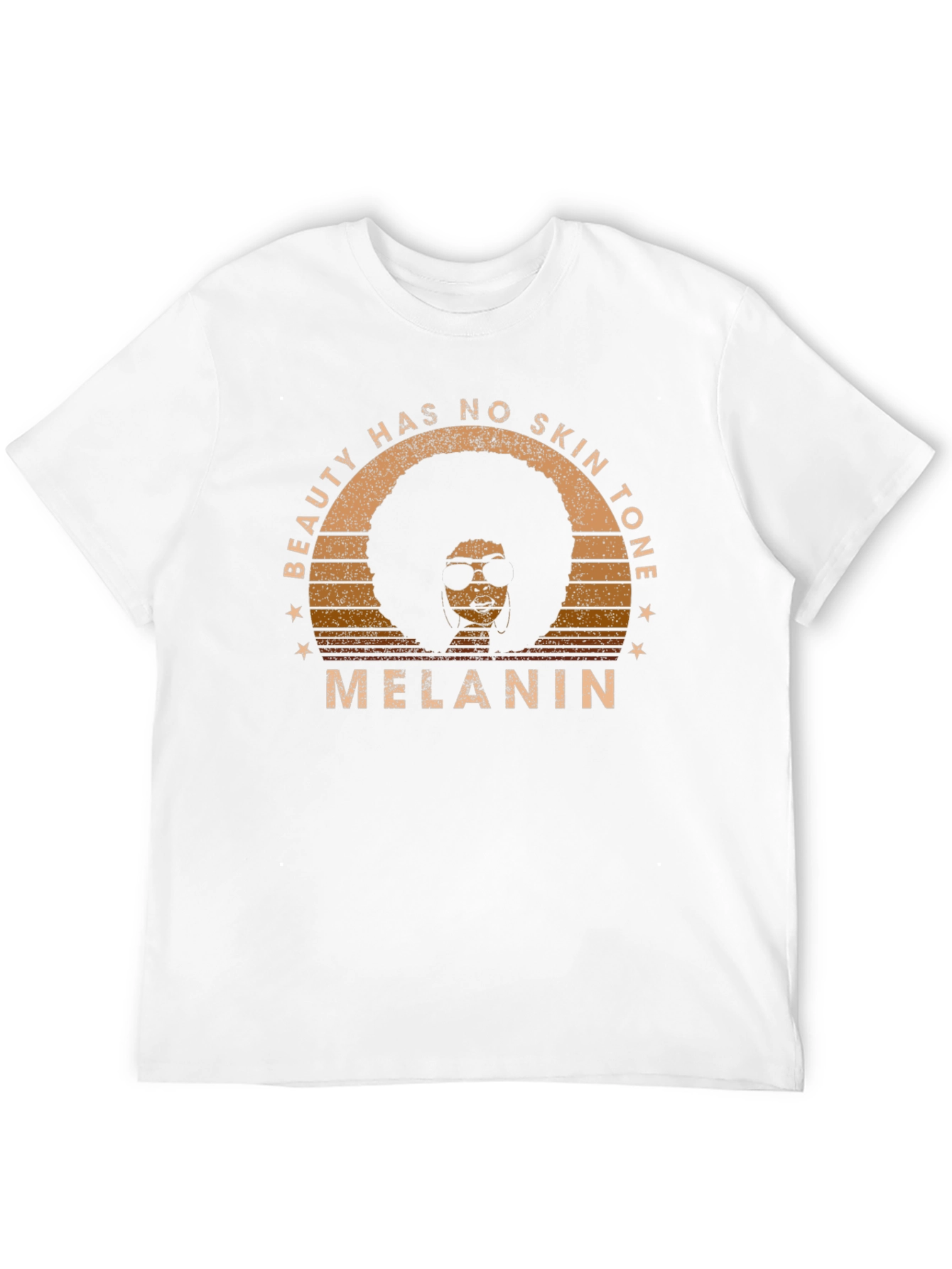 Beauty Has No Skin Tone Melanin Graphic Tee