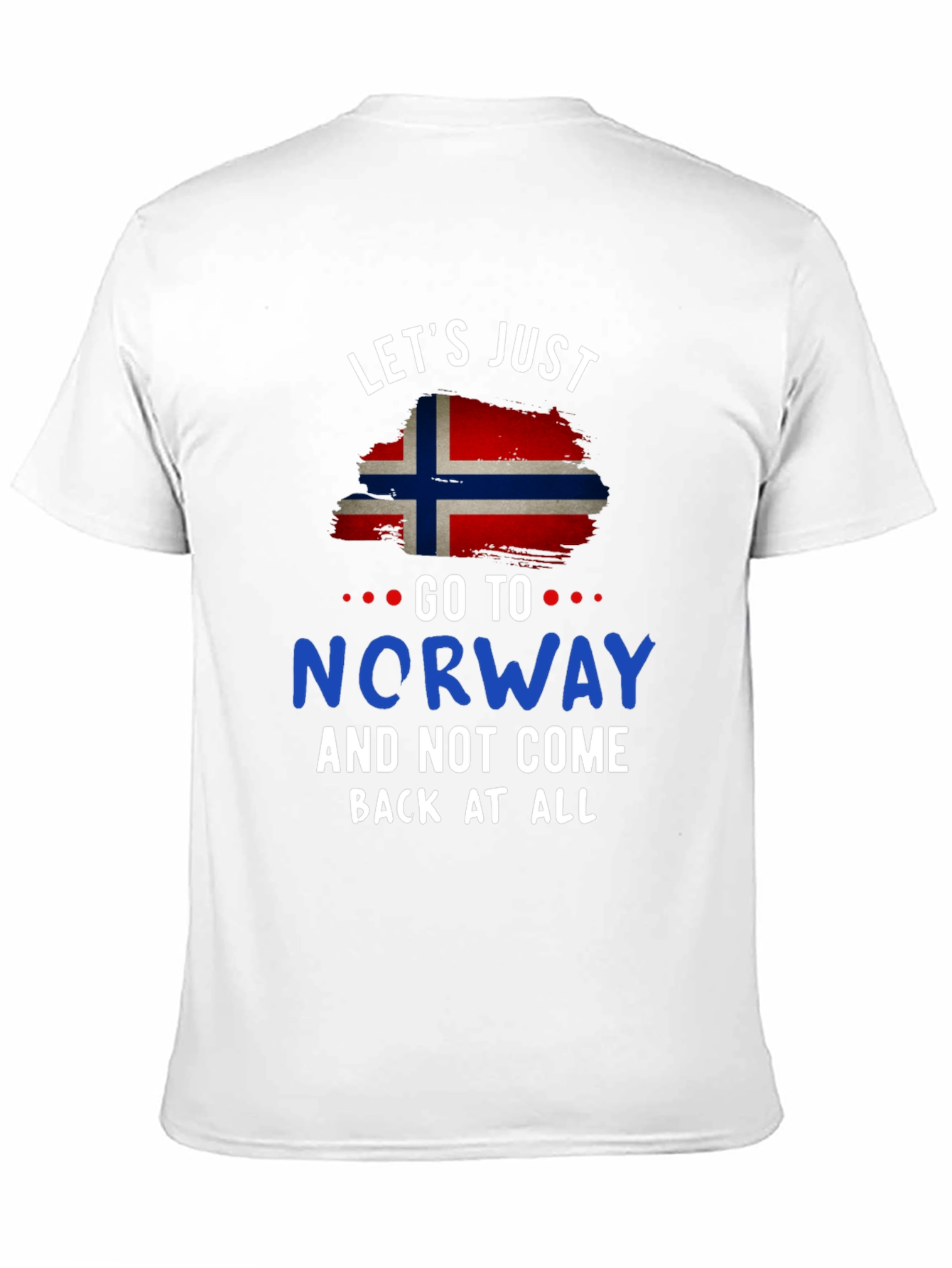 Norway Flag Graphic Tee - Lets Just Go!