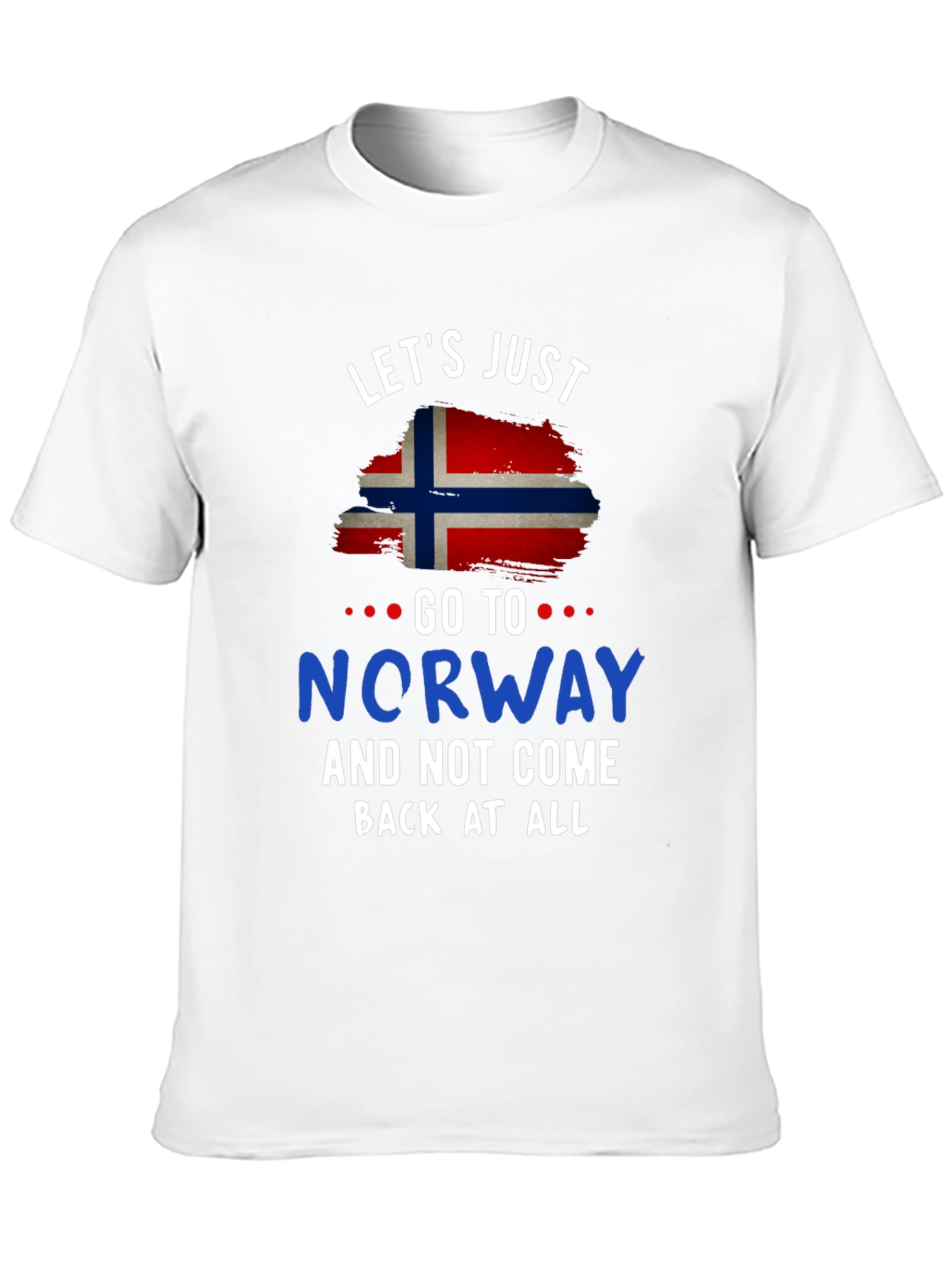 Norway Flag Graphic Tee - Lets Just Go!