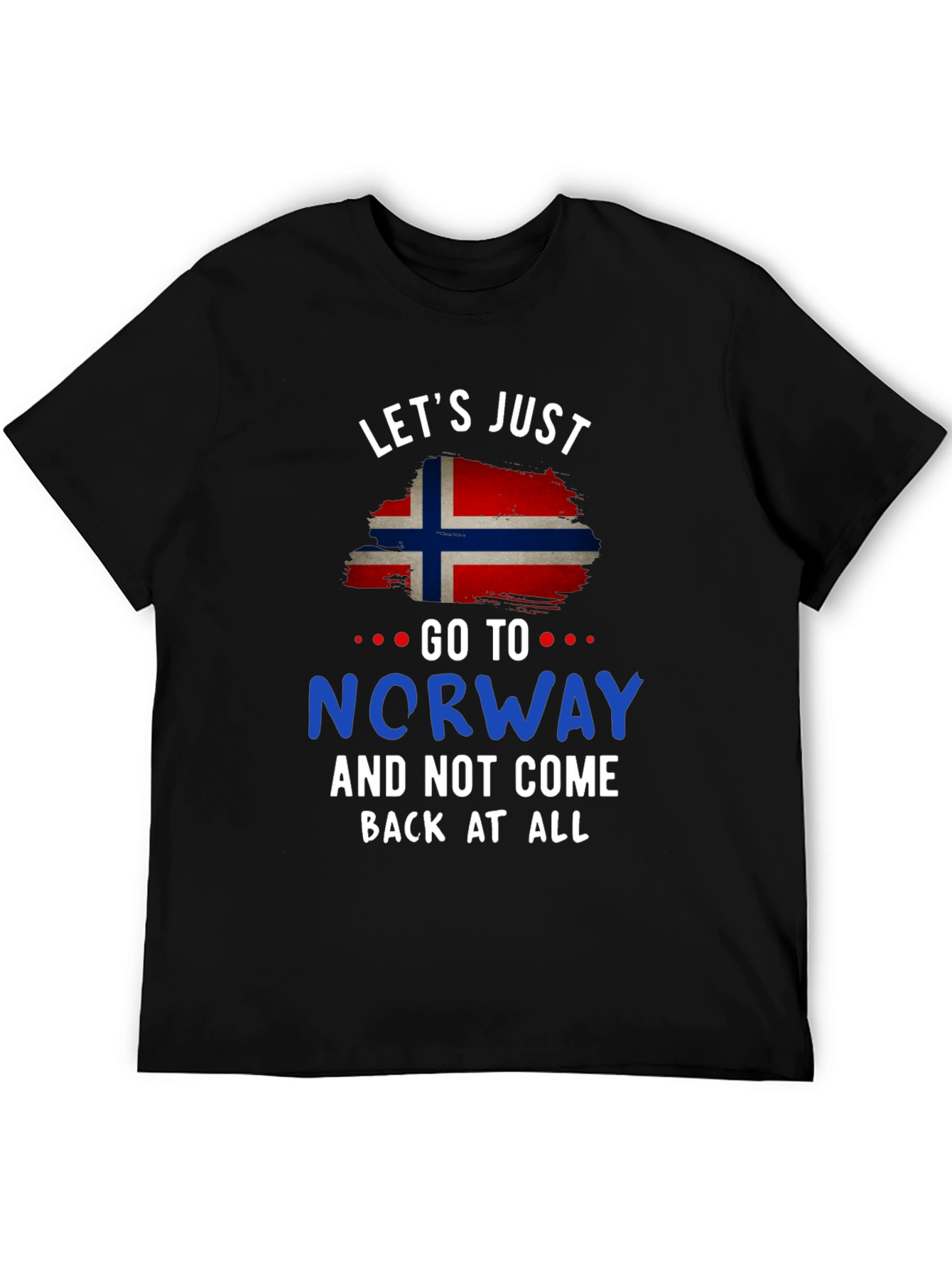 Norway Flag Graphic Tee - Lets Just Go!