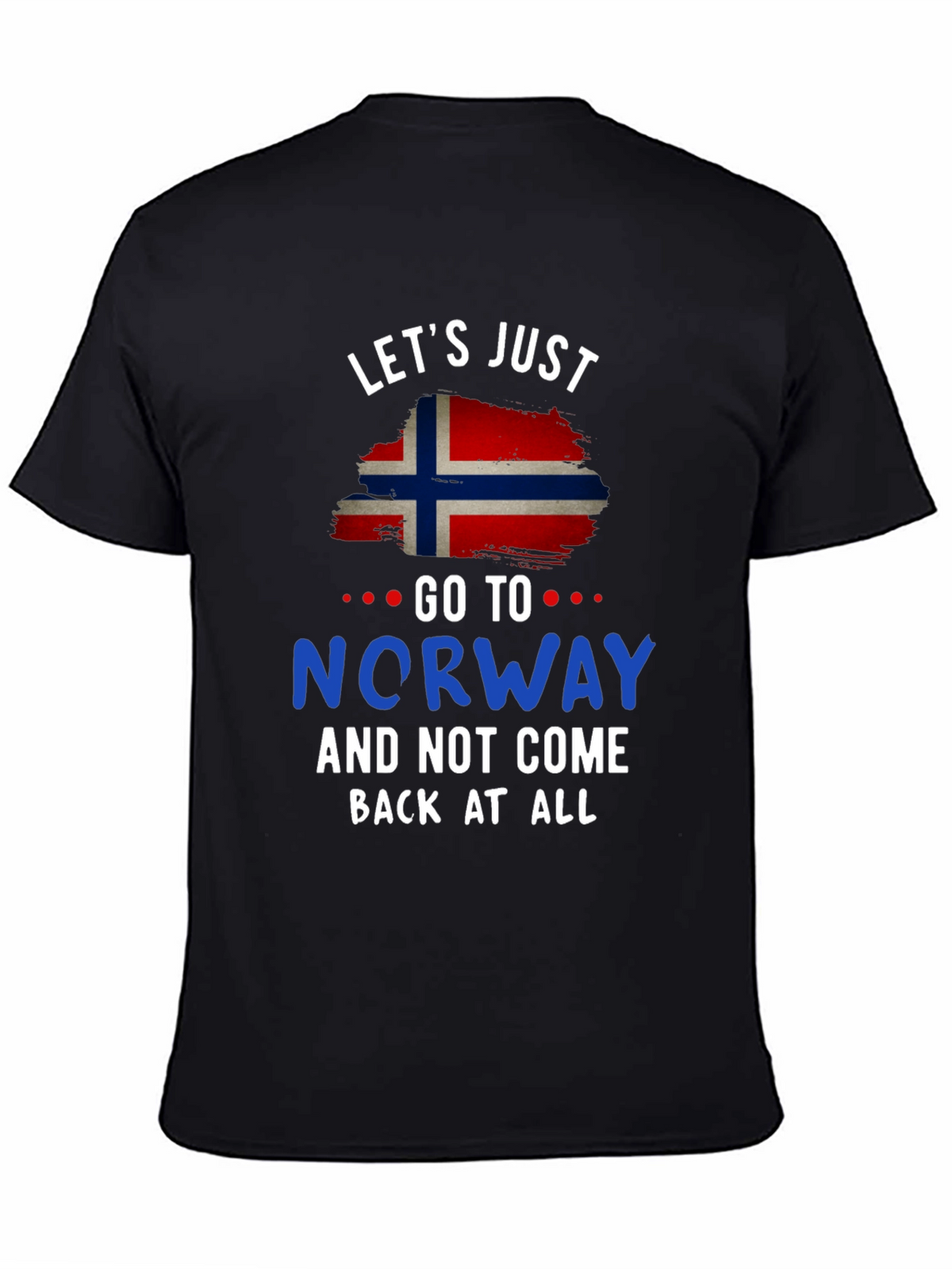 Norway Flag Graphic Tee - Lets Just Go!