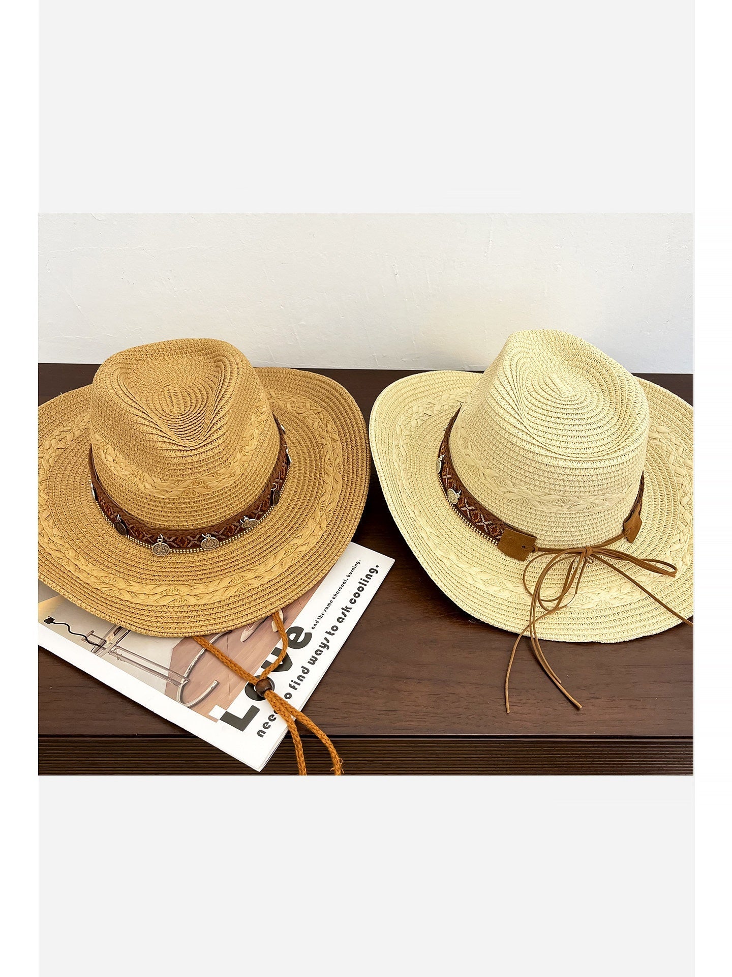 Stylish Western Cowboy Sun Hat for Beach and Vacation Getaways