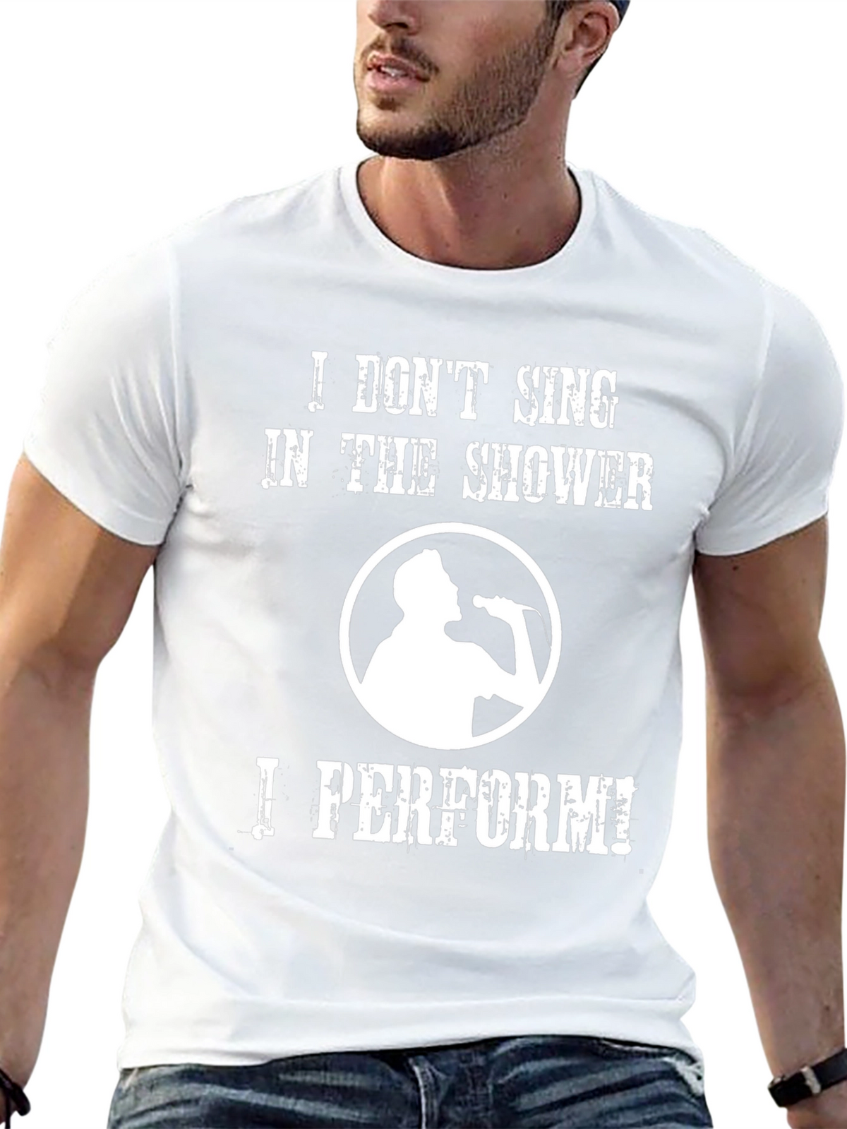 Funny Singer T-Shirt: I Dont Sing I Perform!