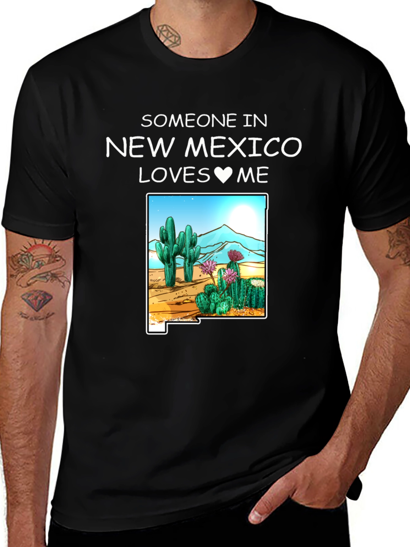 New Mexico Loves Me Graphic T-Shirt