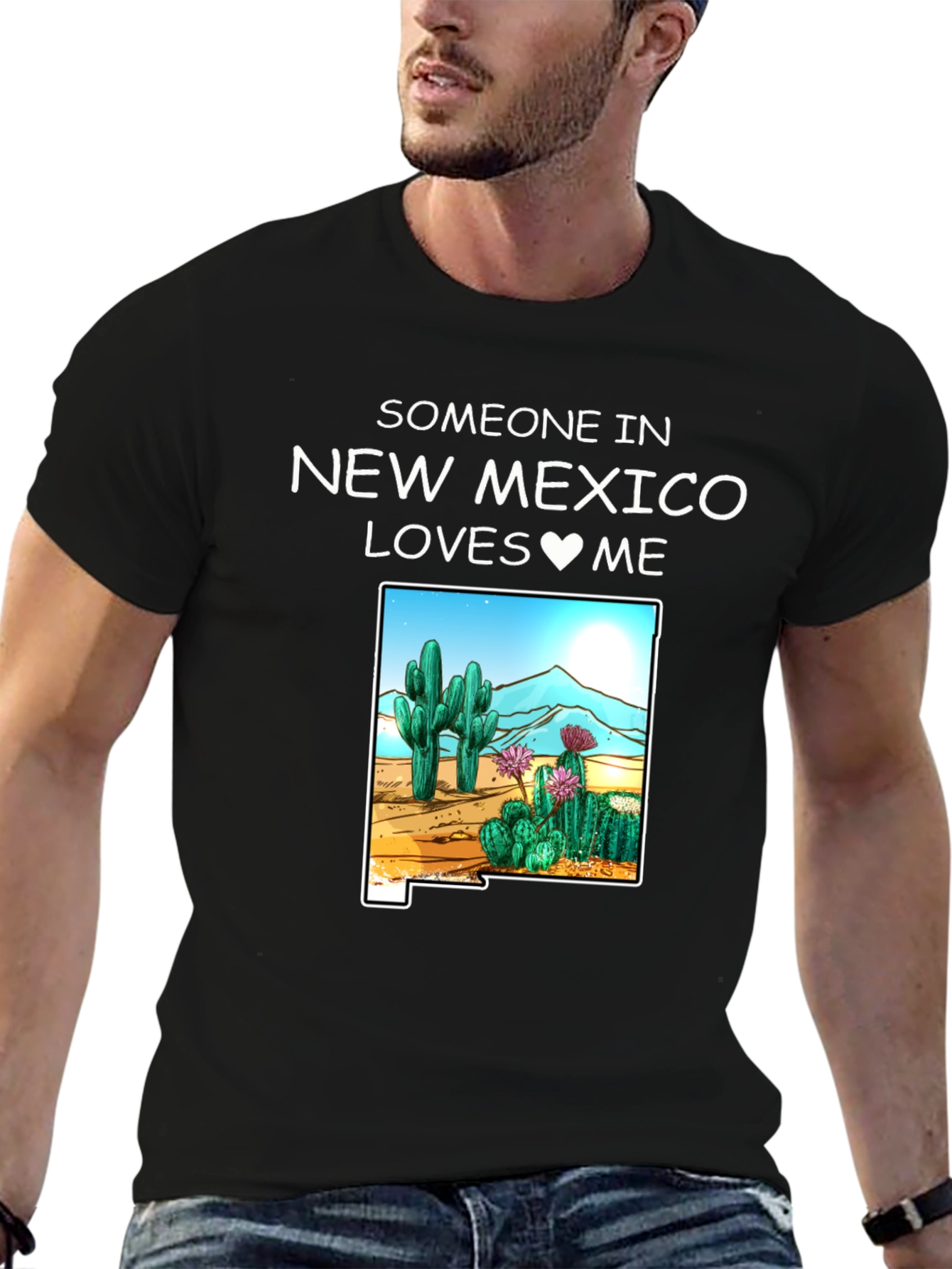 New Mexico Loves Me Graphic T-Shirt
