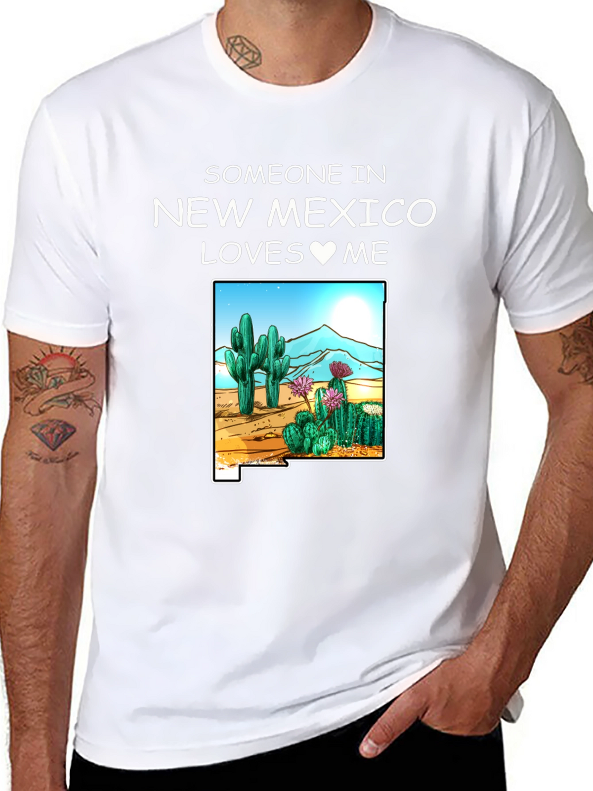 New Mexico Loves Me Graphic T-Shirt