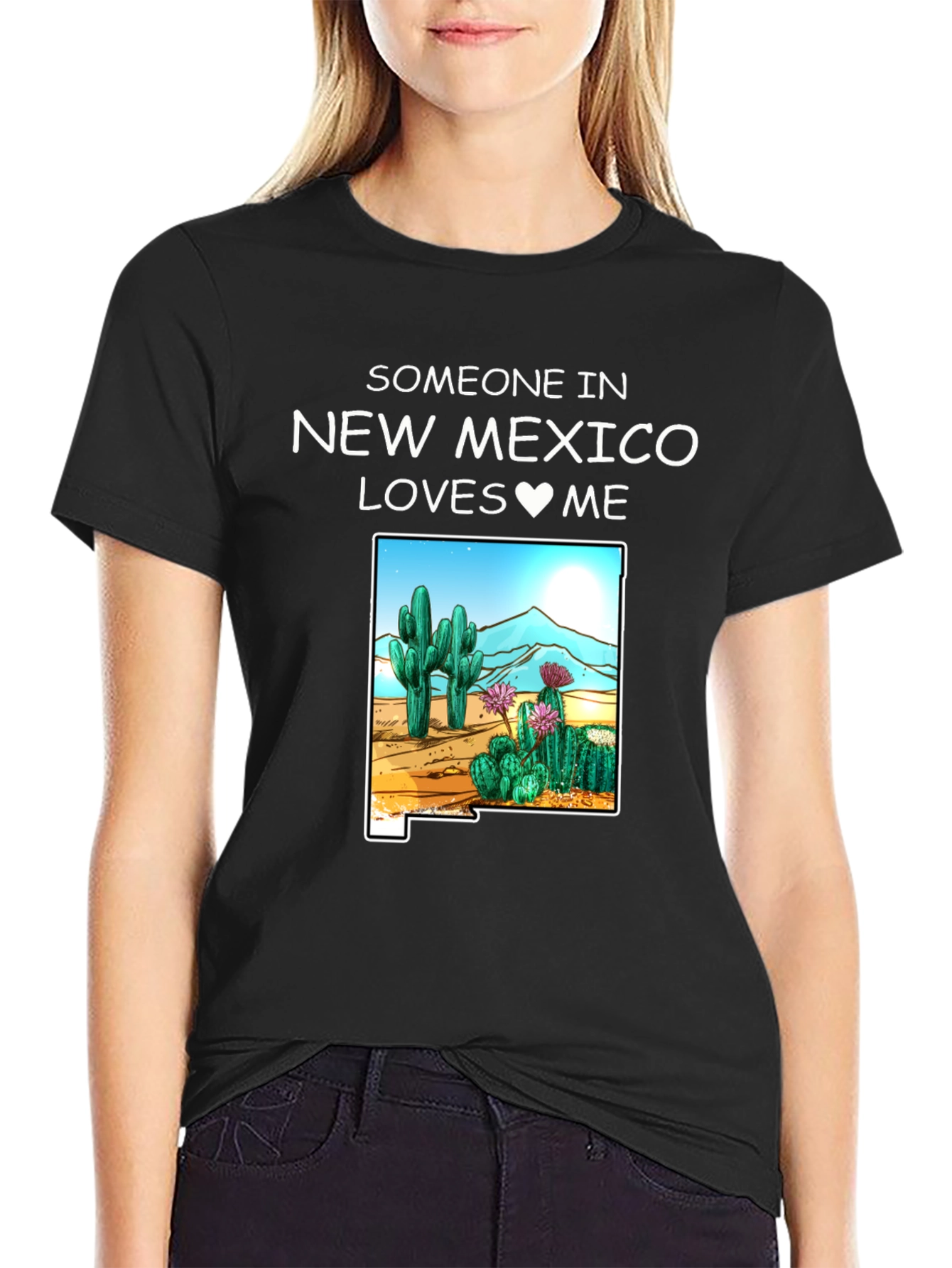 New Mexico Loves Me Graphic T-Shirt