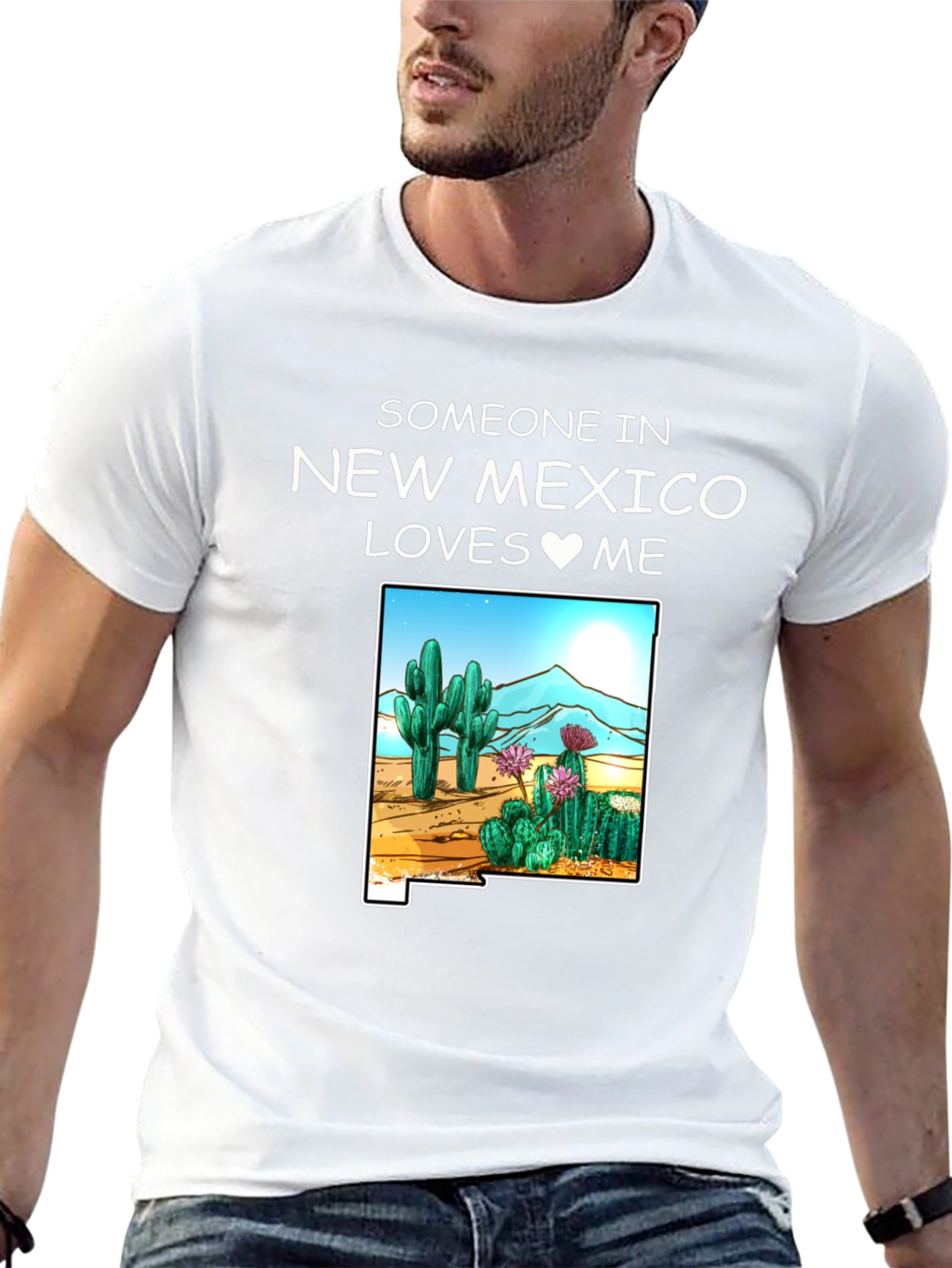 New Mexico Loves Me Graphic T-Shirt
