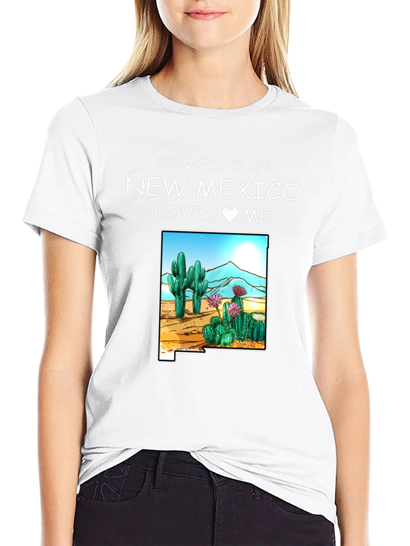 New Mexico Loves Me Graphic T-Shirt