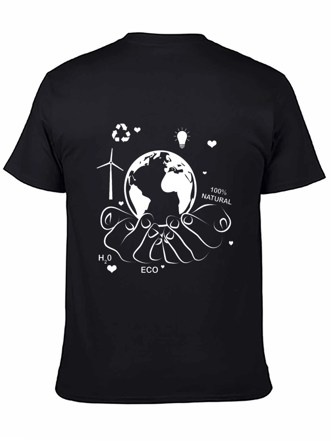 Eco-Friendly Planet Graphic Tee