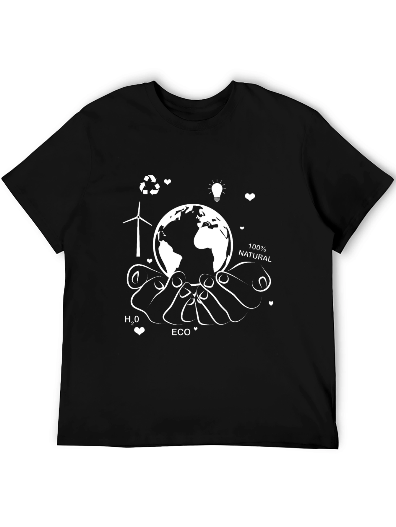 Eco-Friendly Planet Graphic Tee
