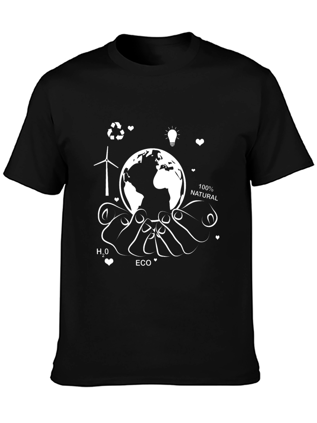 Eco-Friendly Planet Graphic Tee