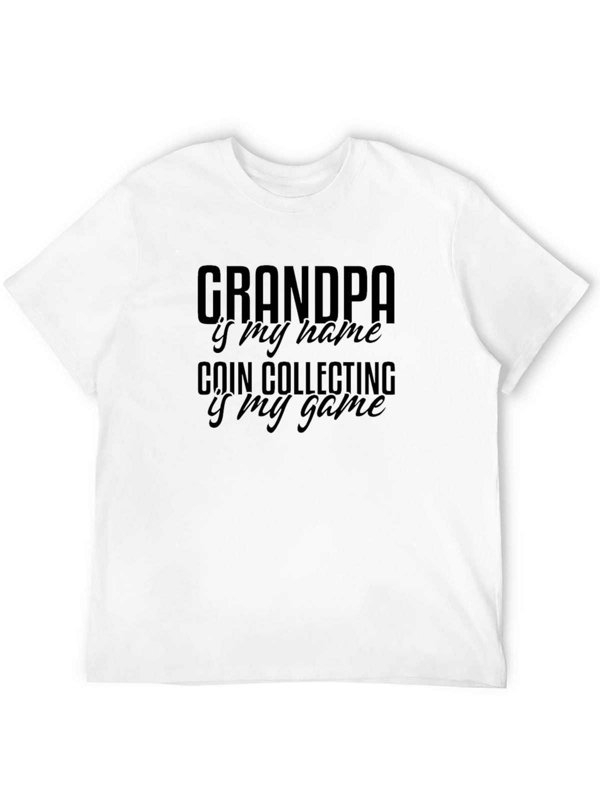 Grandpa Coin Collecting Hobby T-Shirt