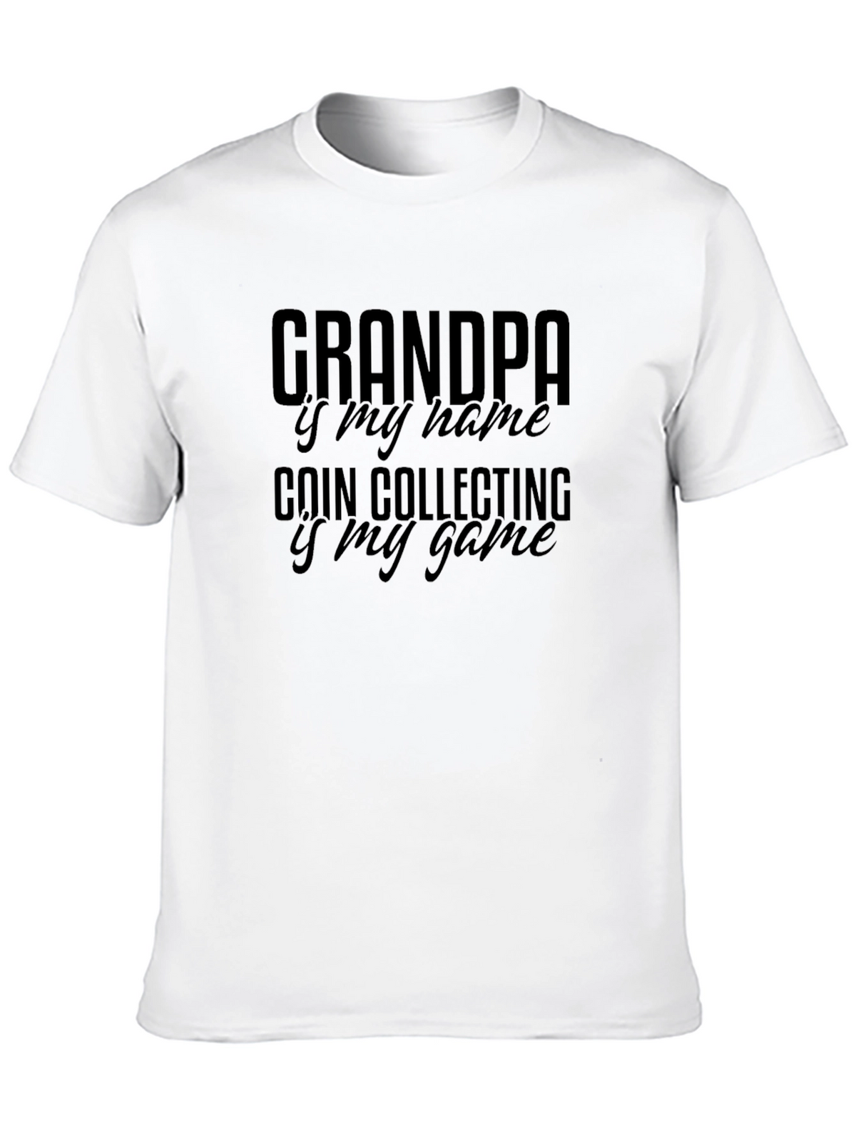 Grandpa Coin Collecting Hobby T-Shirt