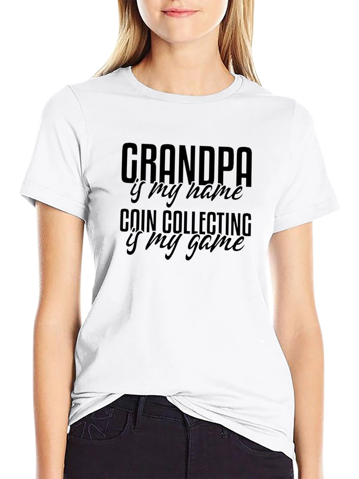 Grandpa Coin Collecting Hobby T-Shirt